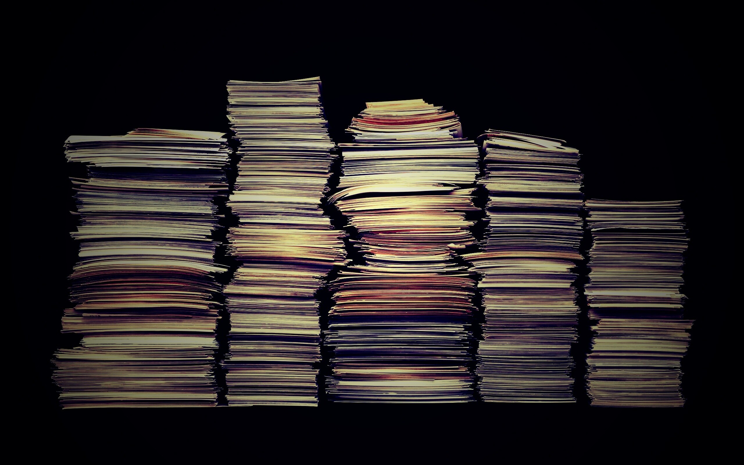 Стопки листов бумаги обои