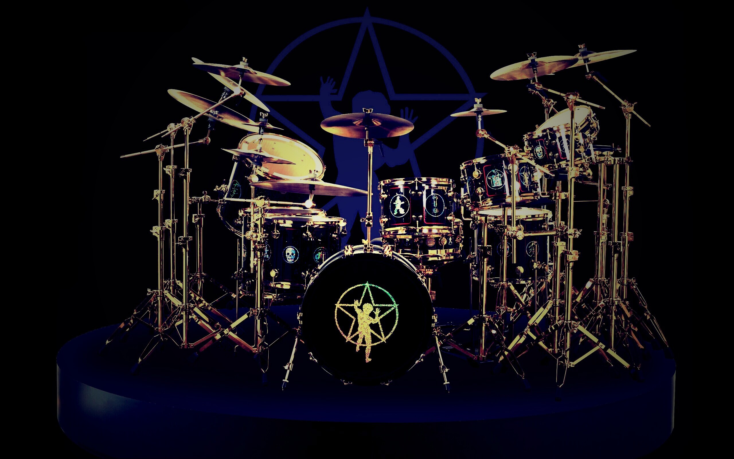 Барабанная установка обои