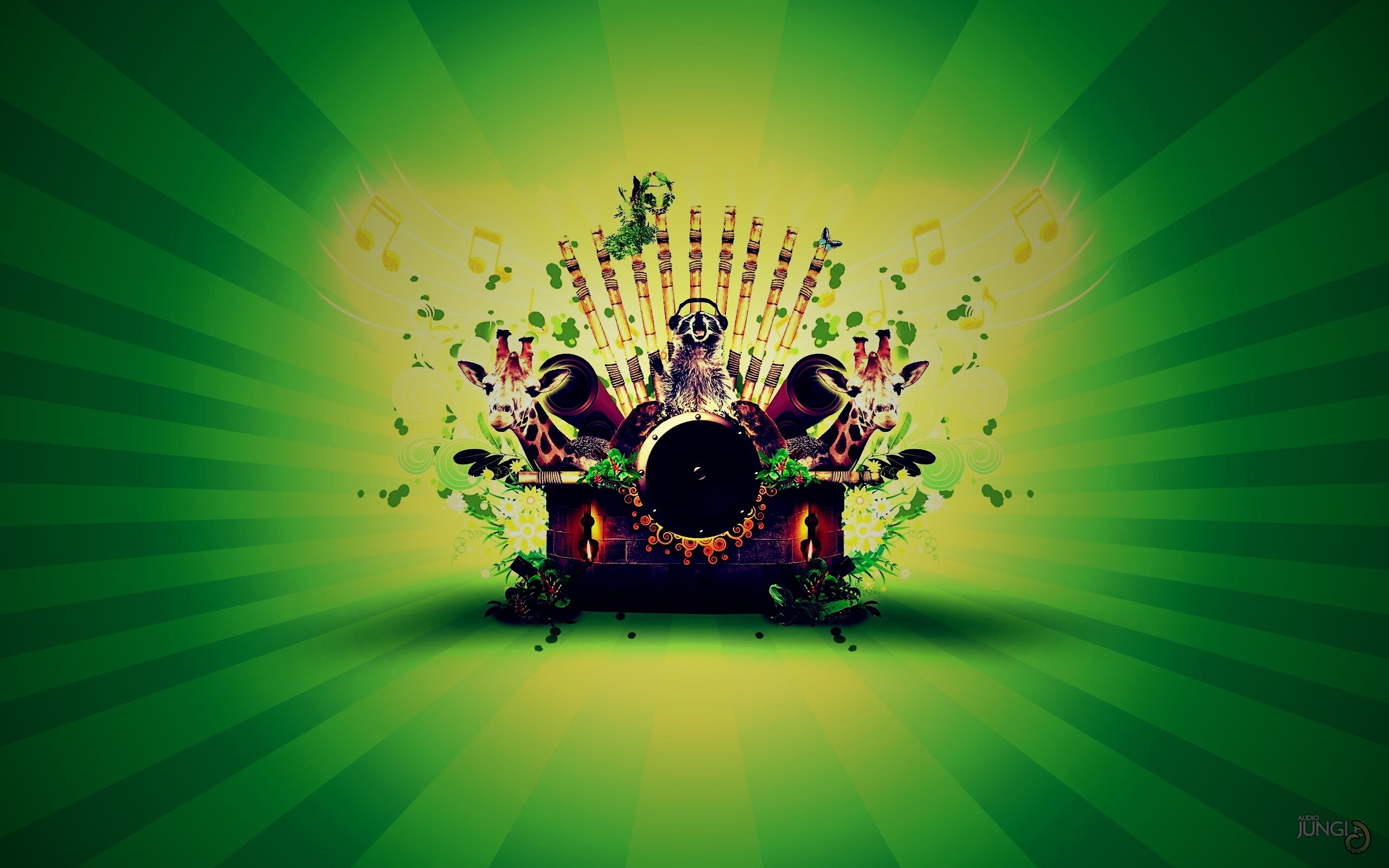 Музыка джунглей обои