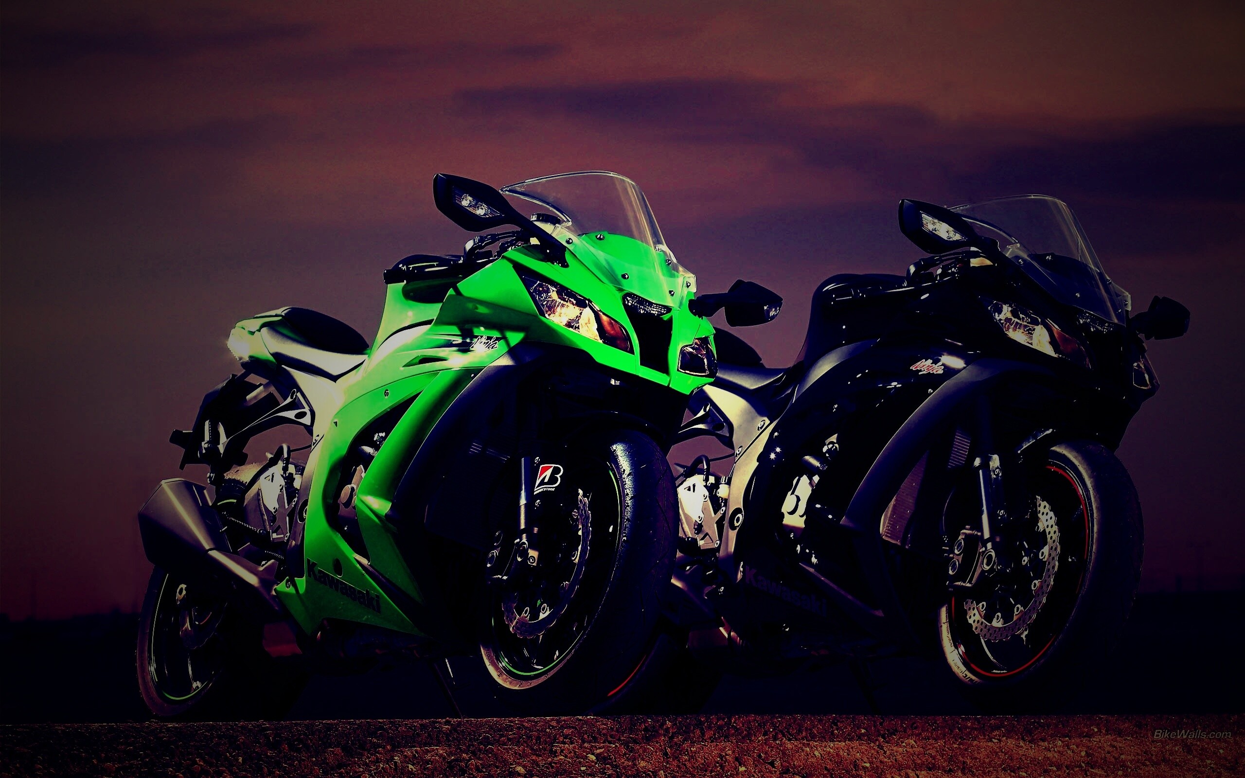 Два Кавасаки обои