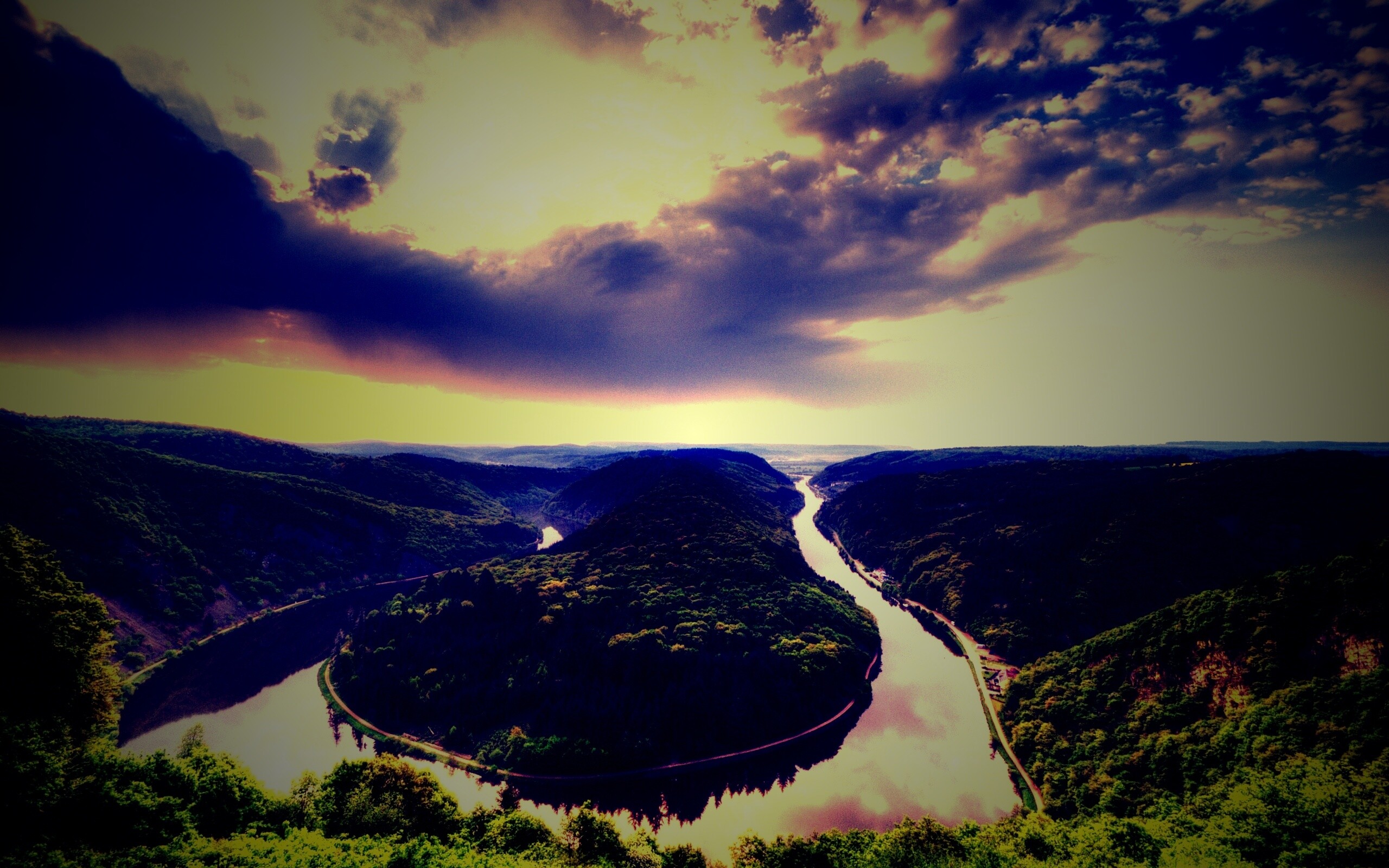 Извилистый каньон обои