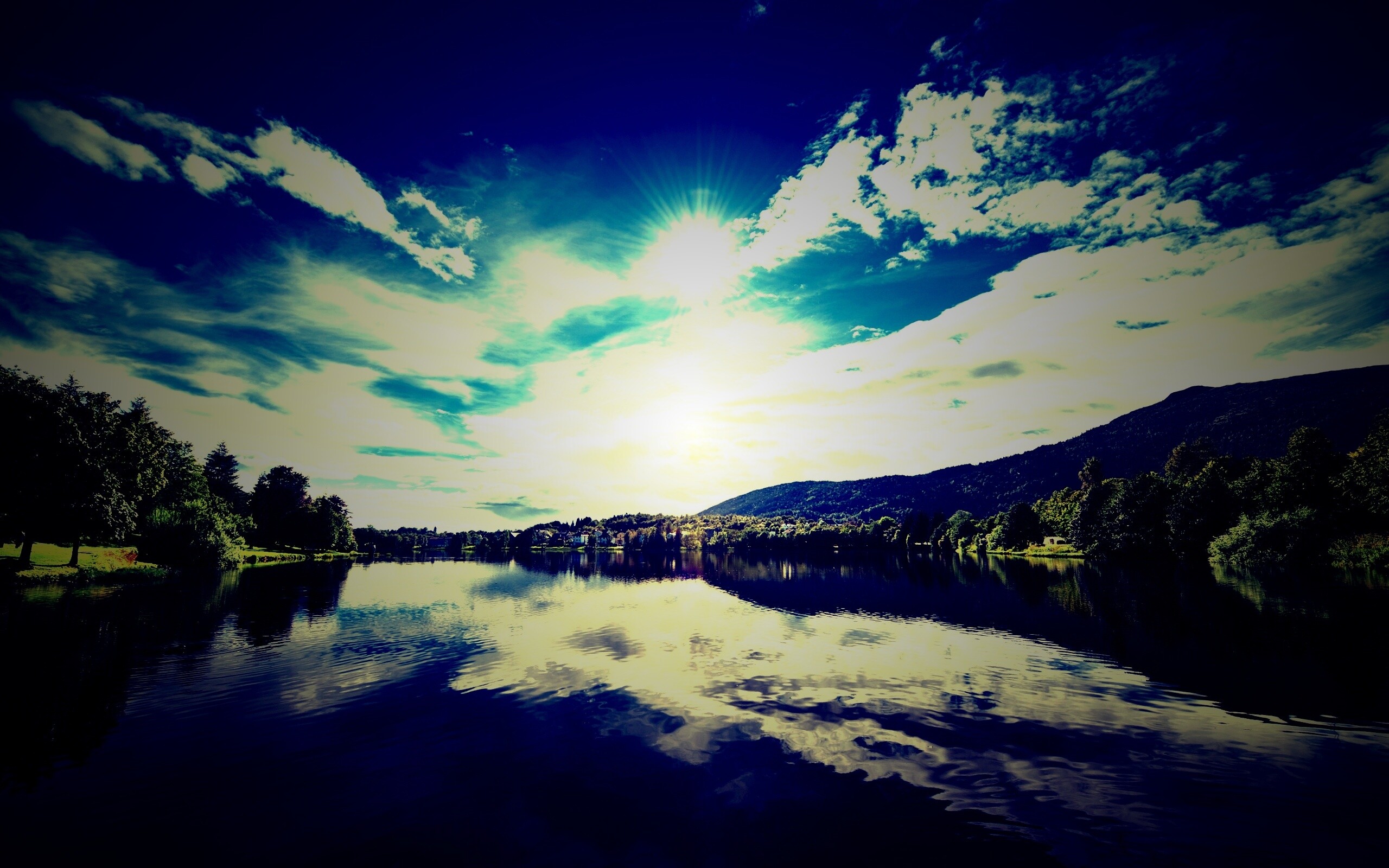 Норвежская река обои