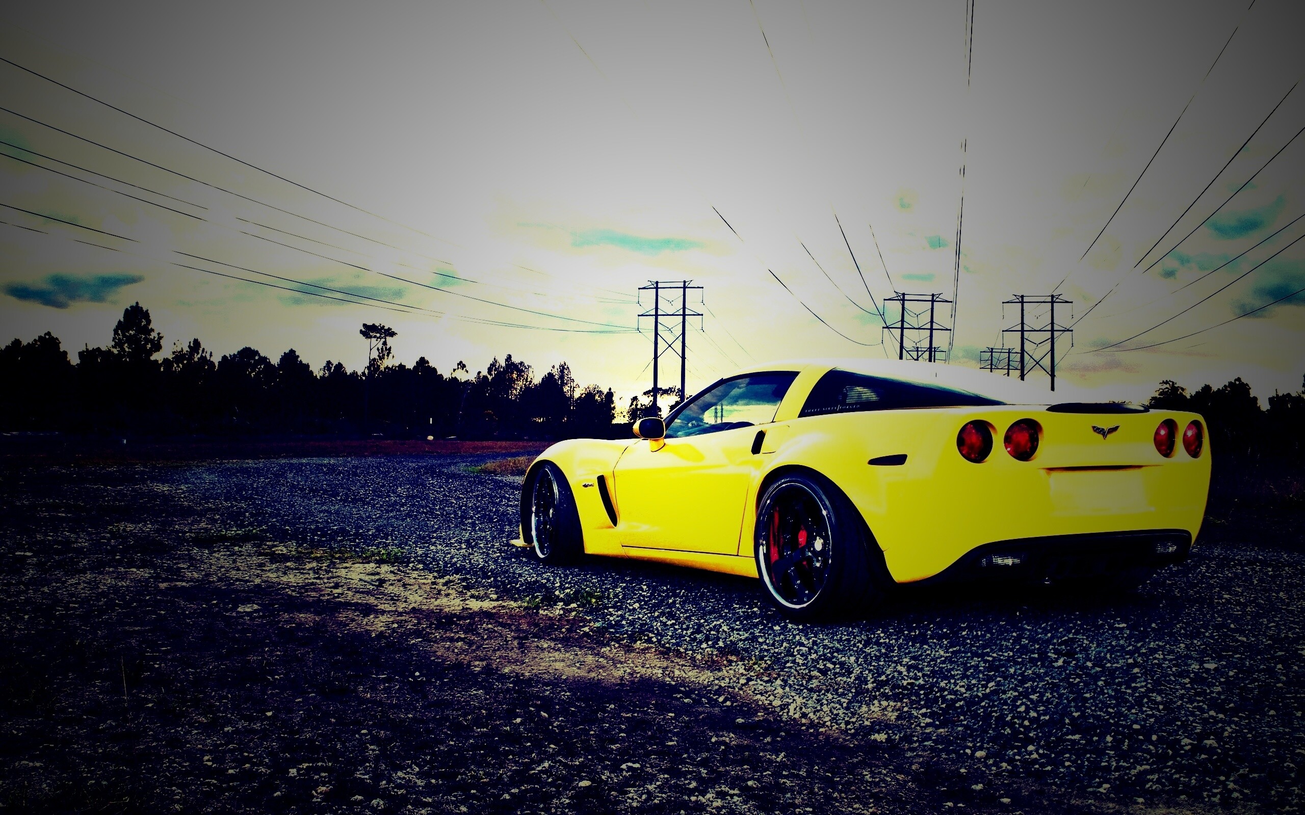 Chevrolet corvette обои