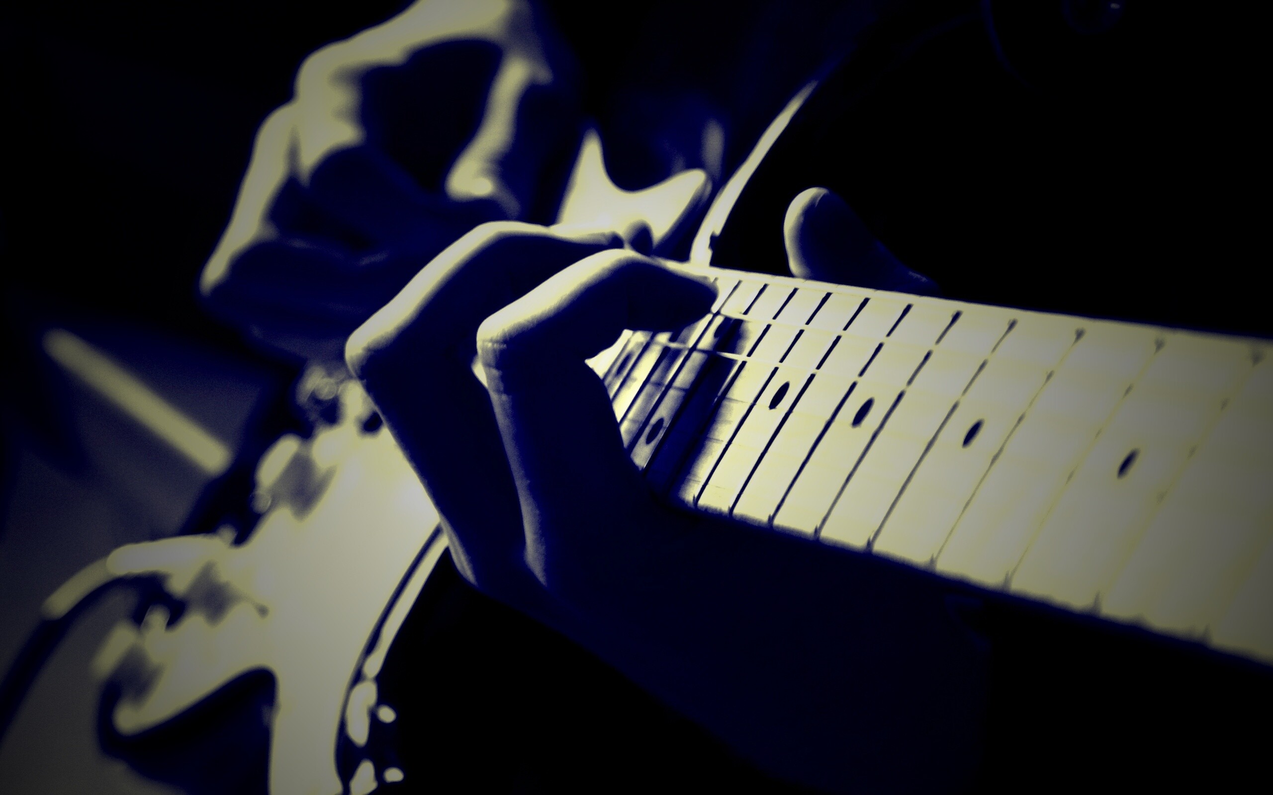 Игра на гитаре обои