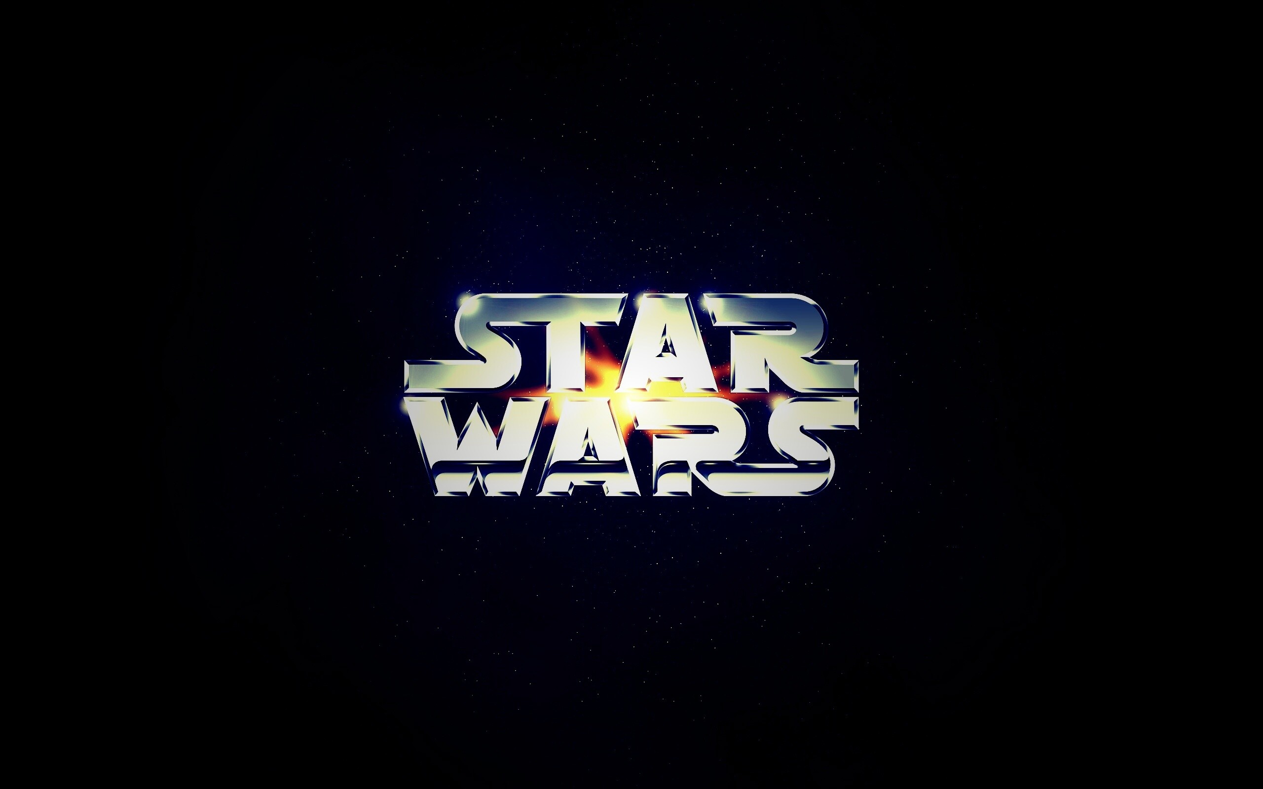 Серебряный логотип звездных войн обои