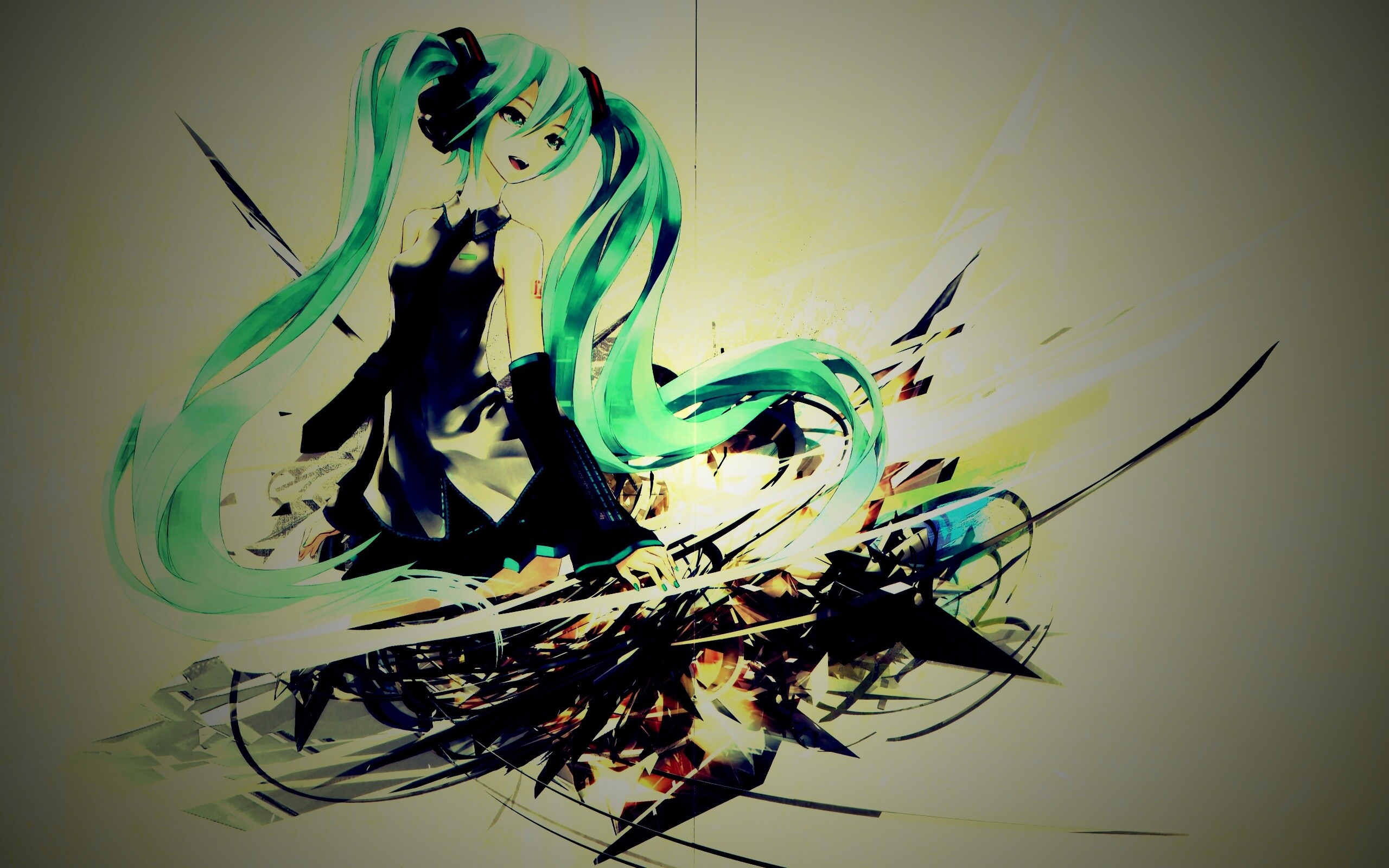 Арт с Хатсуне Мику обои