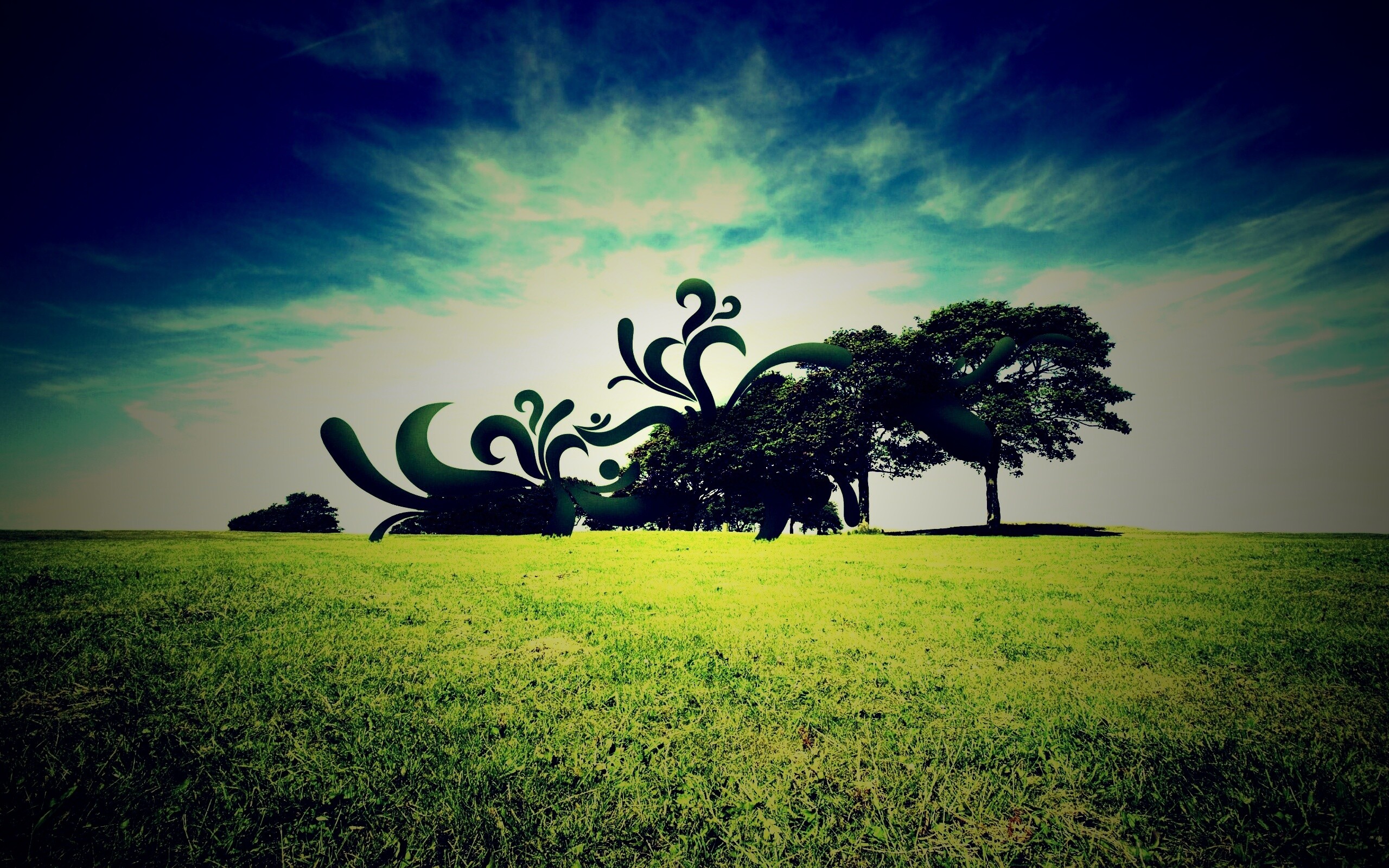 На равнине обои