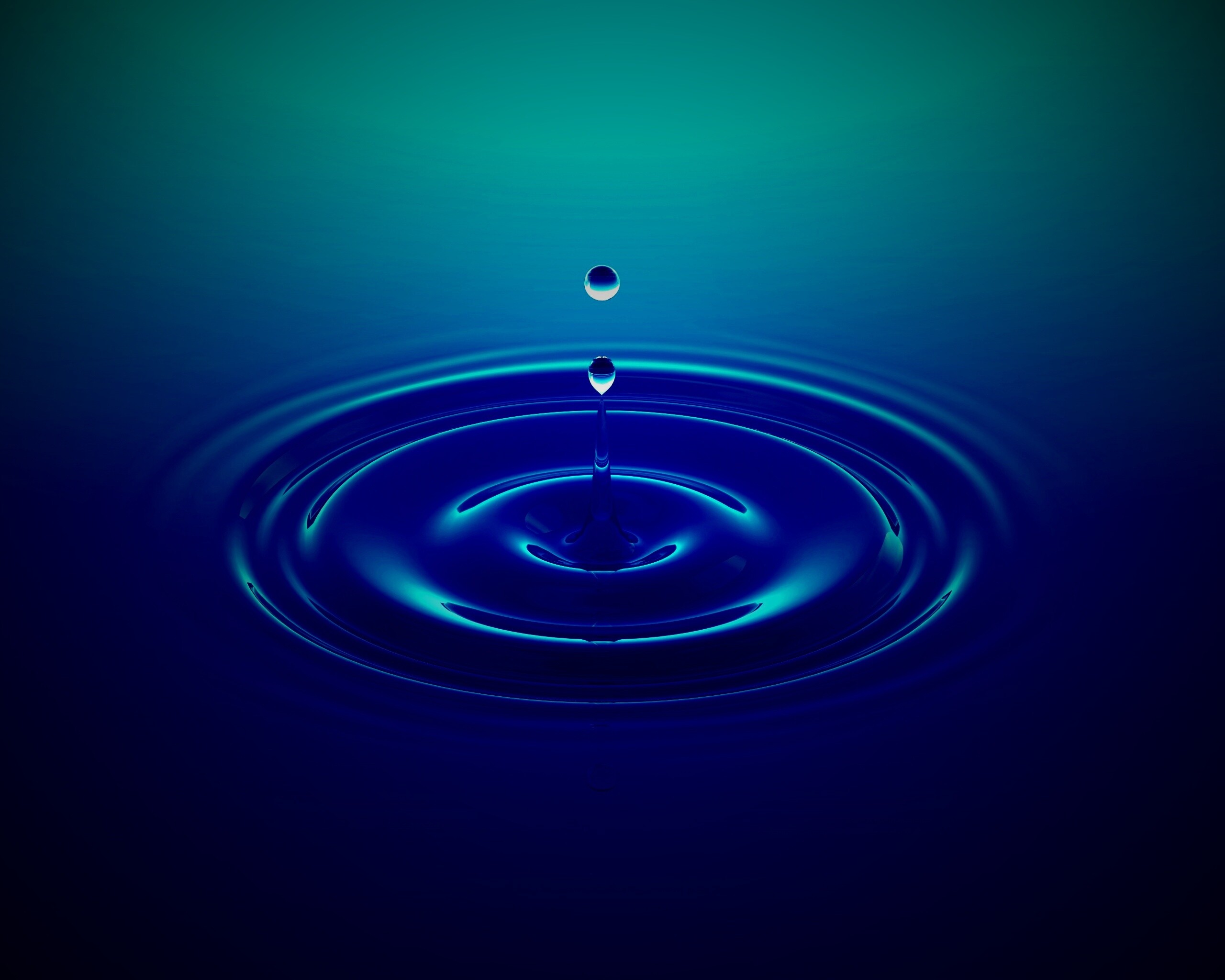 Упавшая капля обои