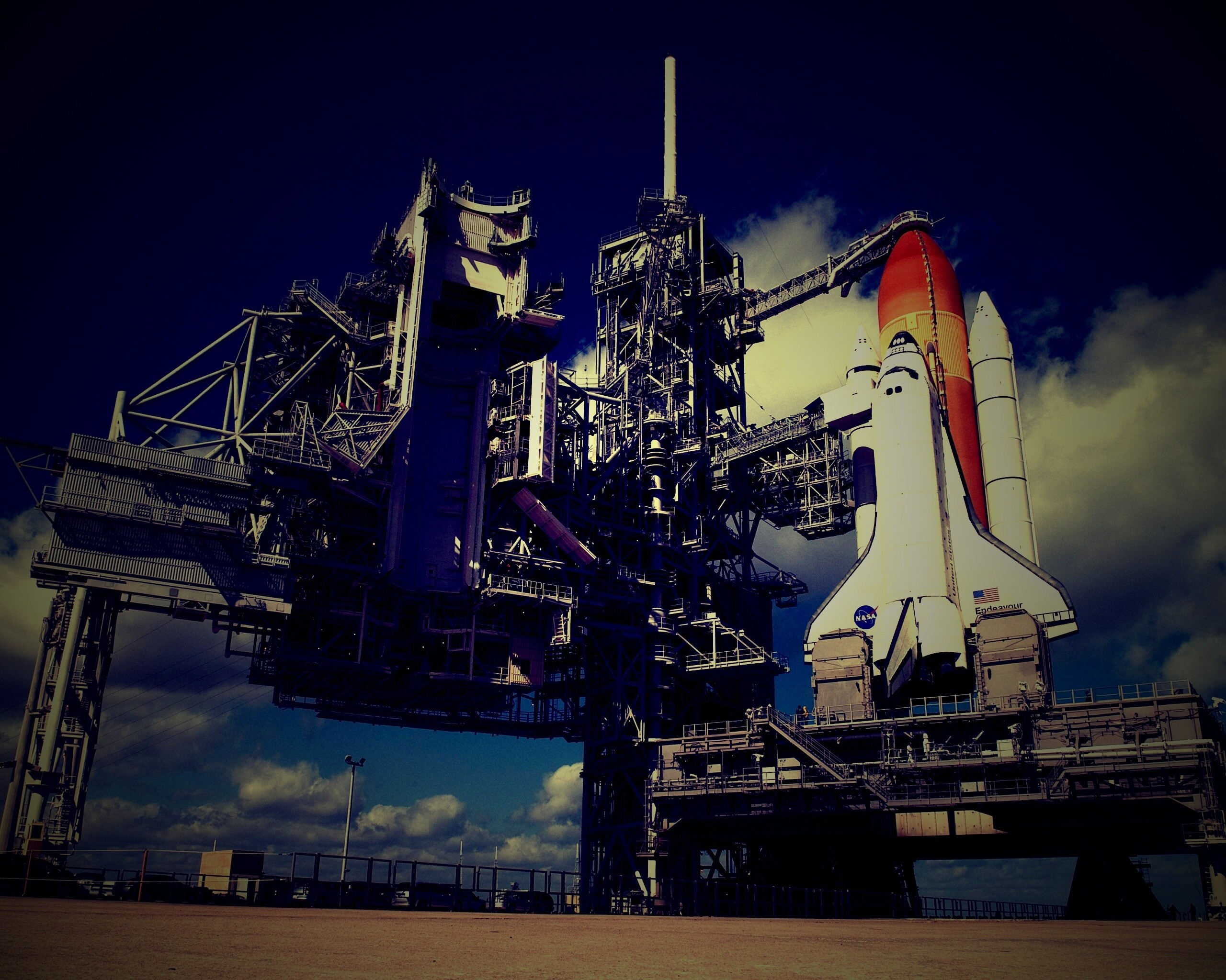 Шаттл на старте обои