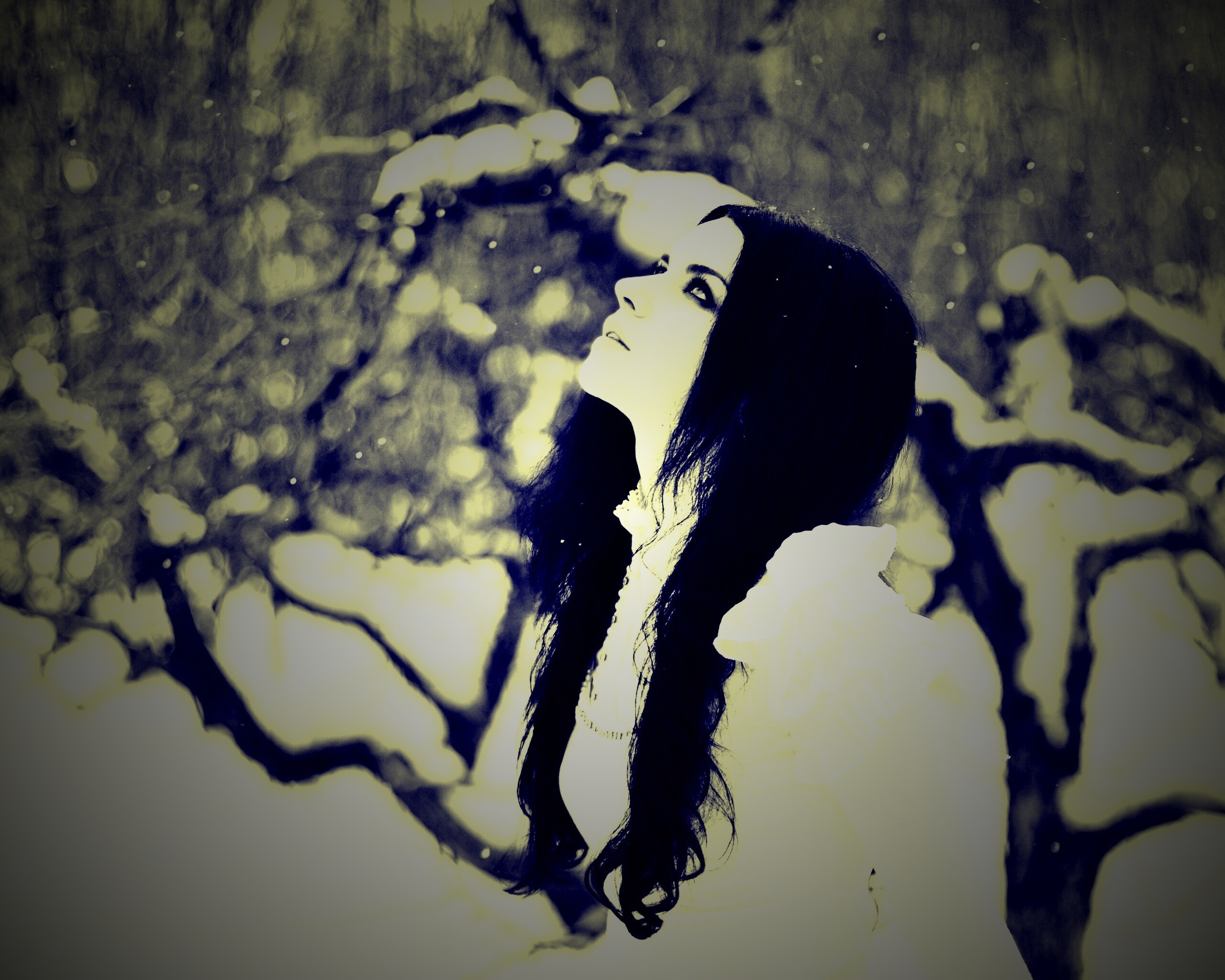 Белоснежная леди обои