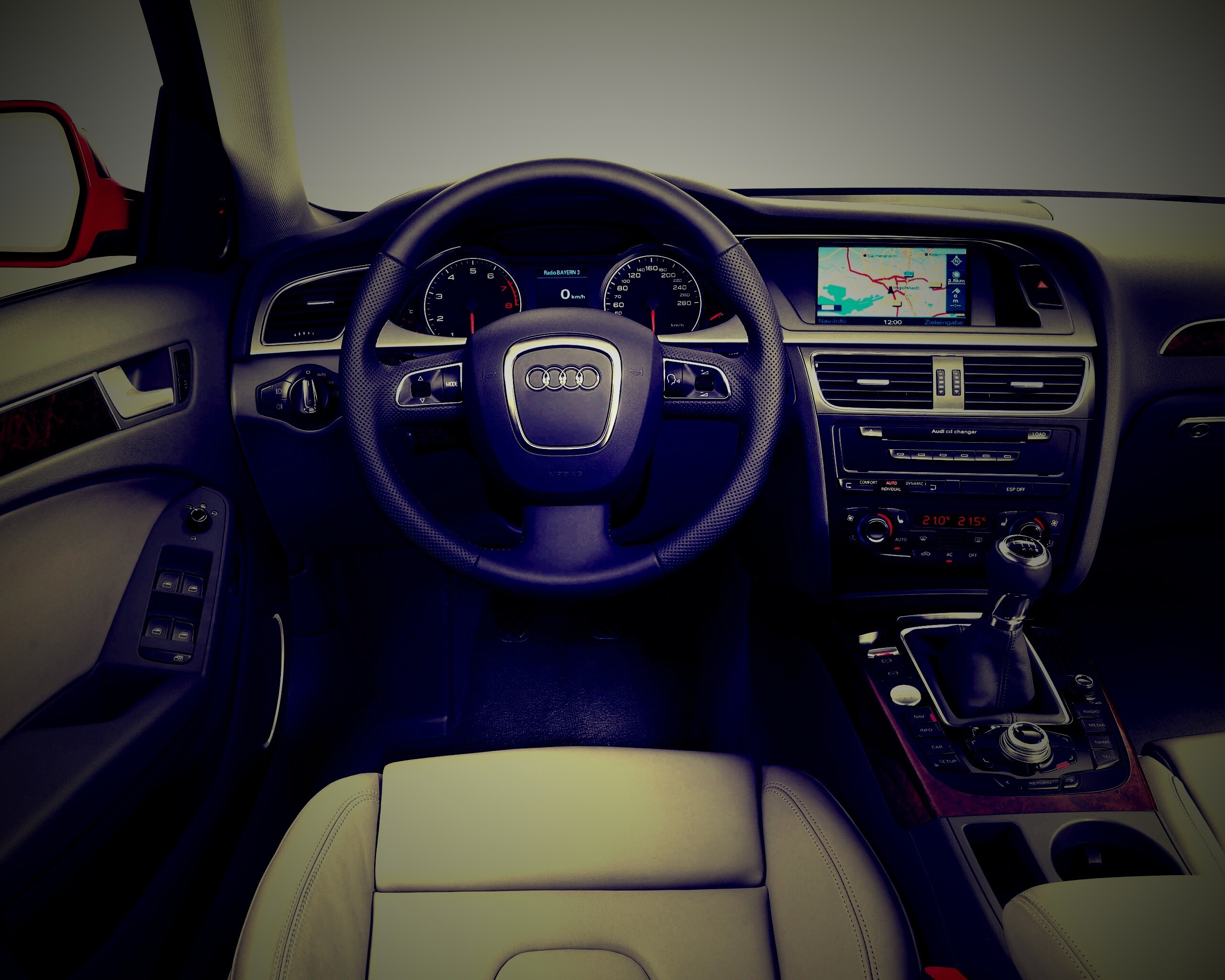 Салон ауди обои