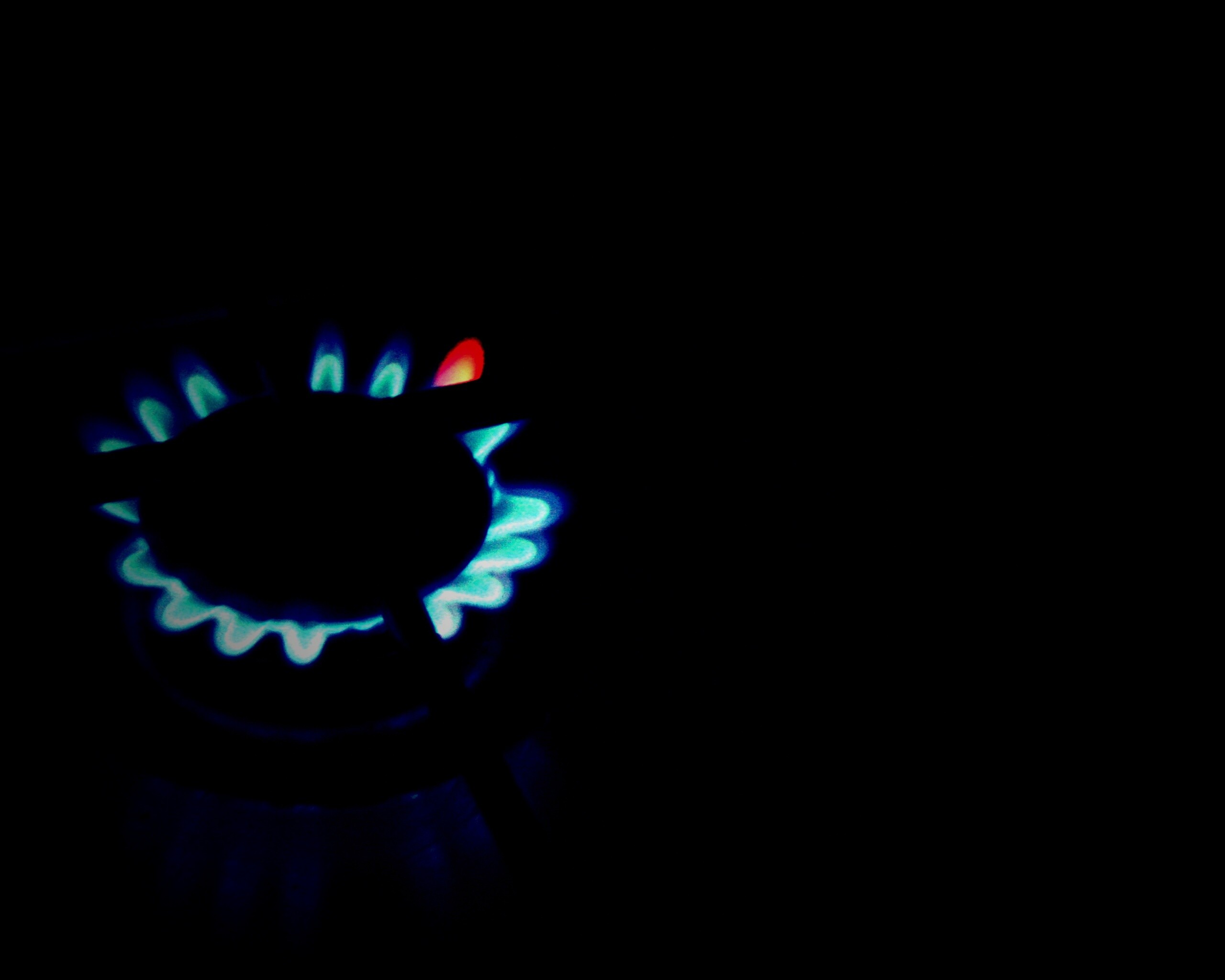 Огонь газовой горелки обои