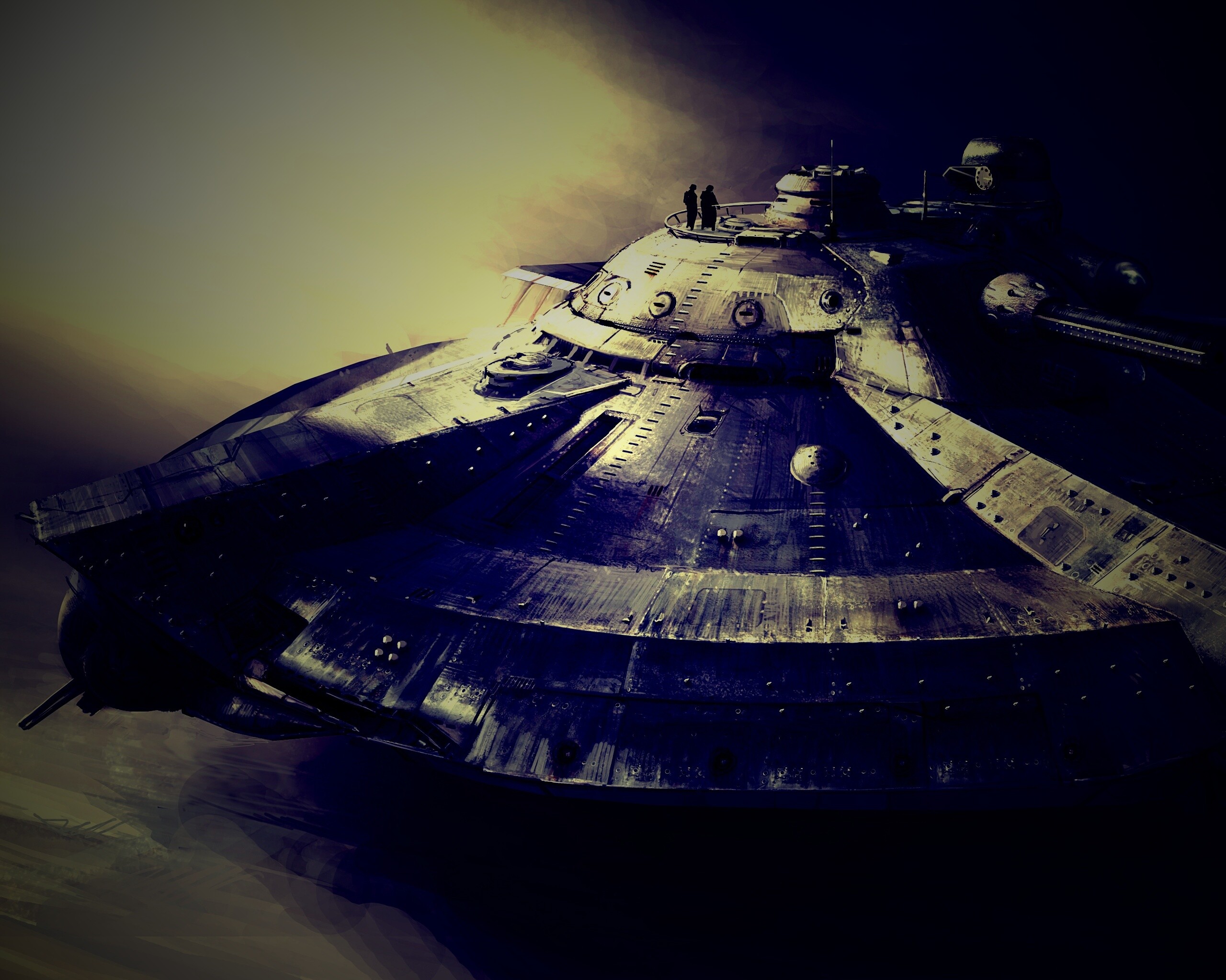 Летающая тарелка. Разработка Рейха. обои