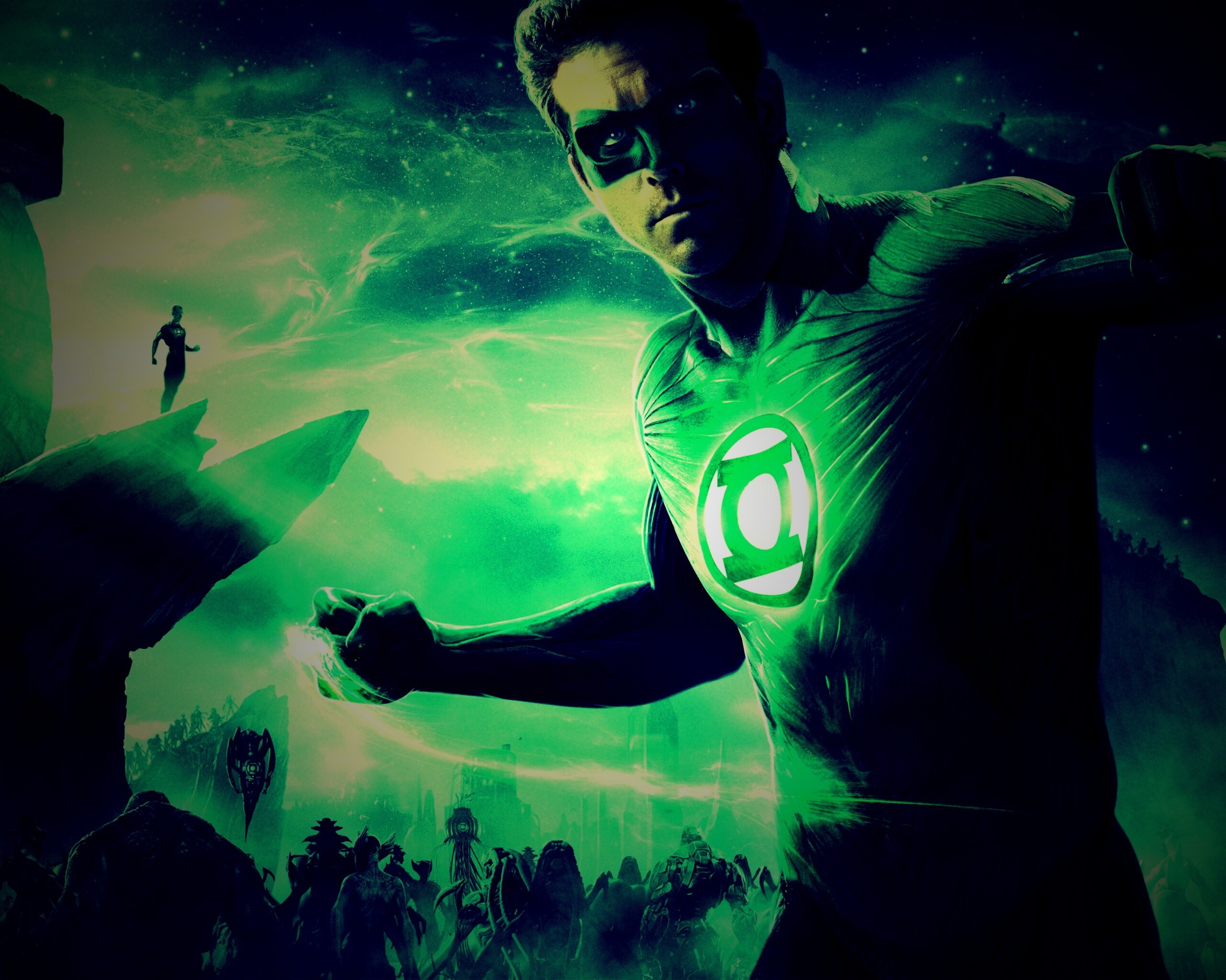 Зелёный фонарь обои