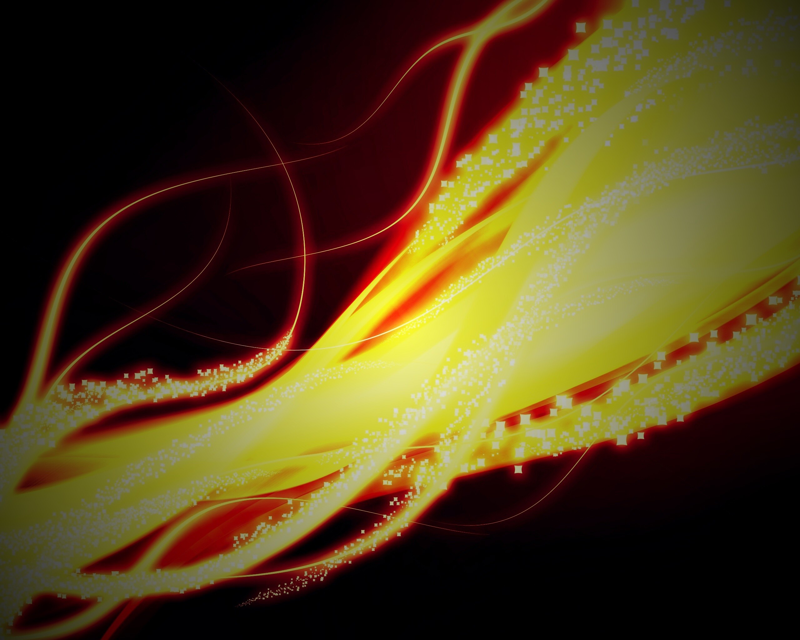 Волна пламенной энергии обои