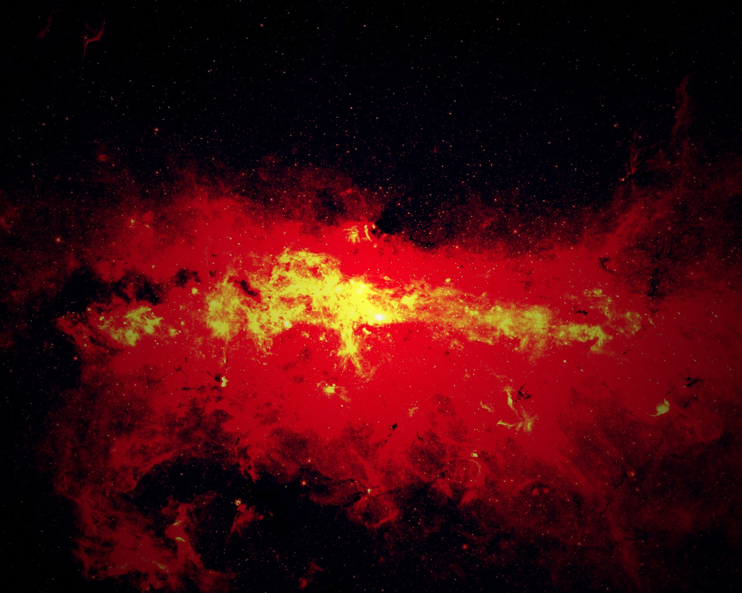 Кроваво-красная бездна обои