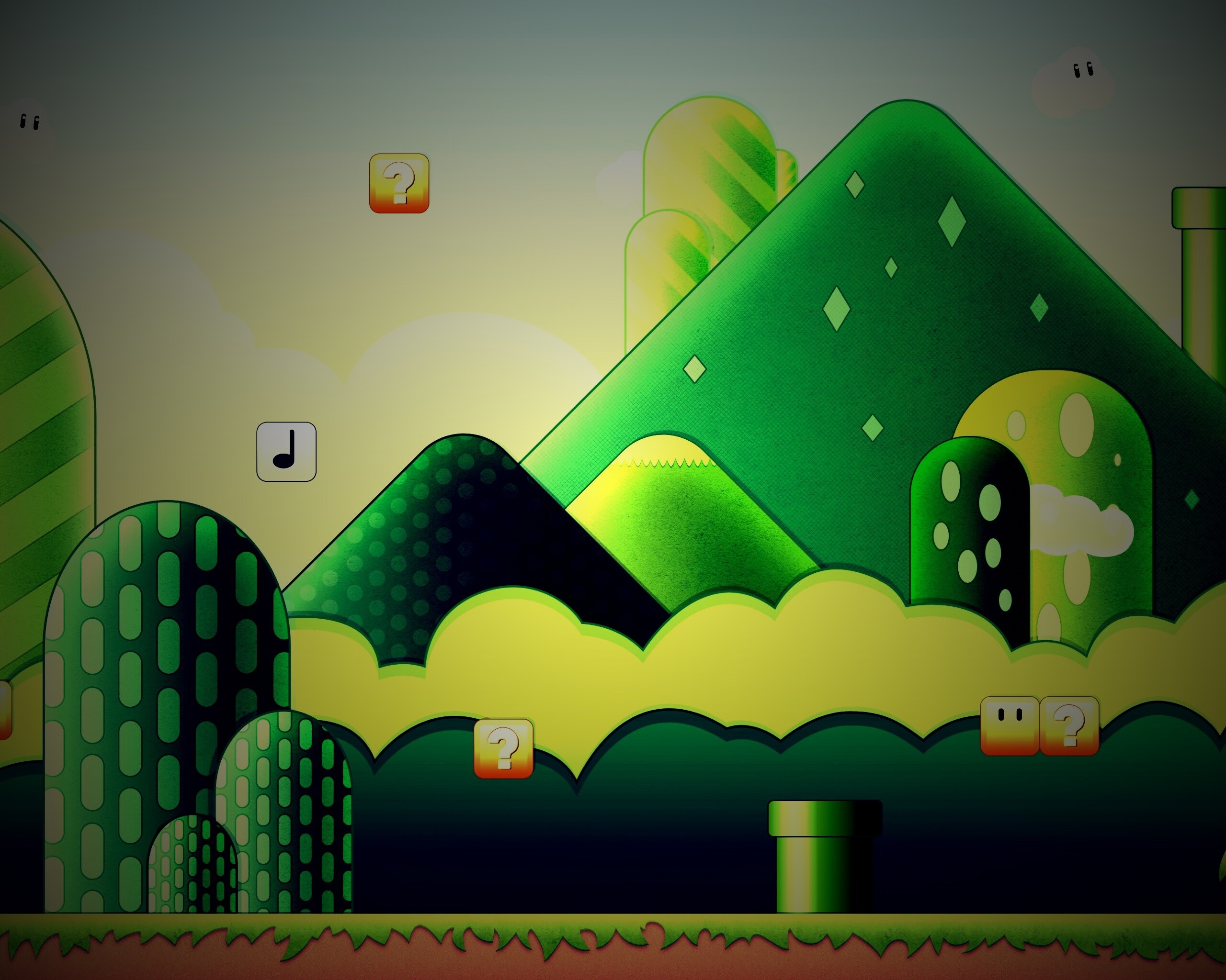 Мир Супермарио обои