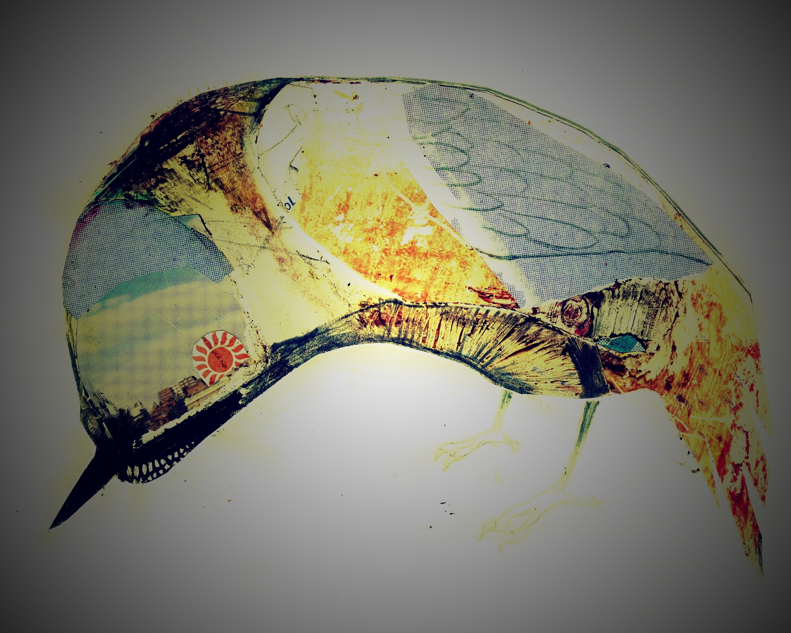 Аппликация Стефана Томпсона "Птица" обои