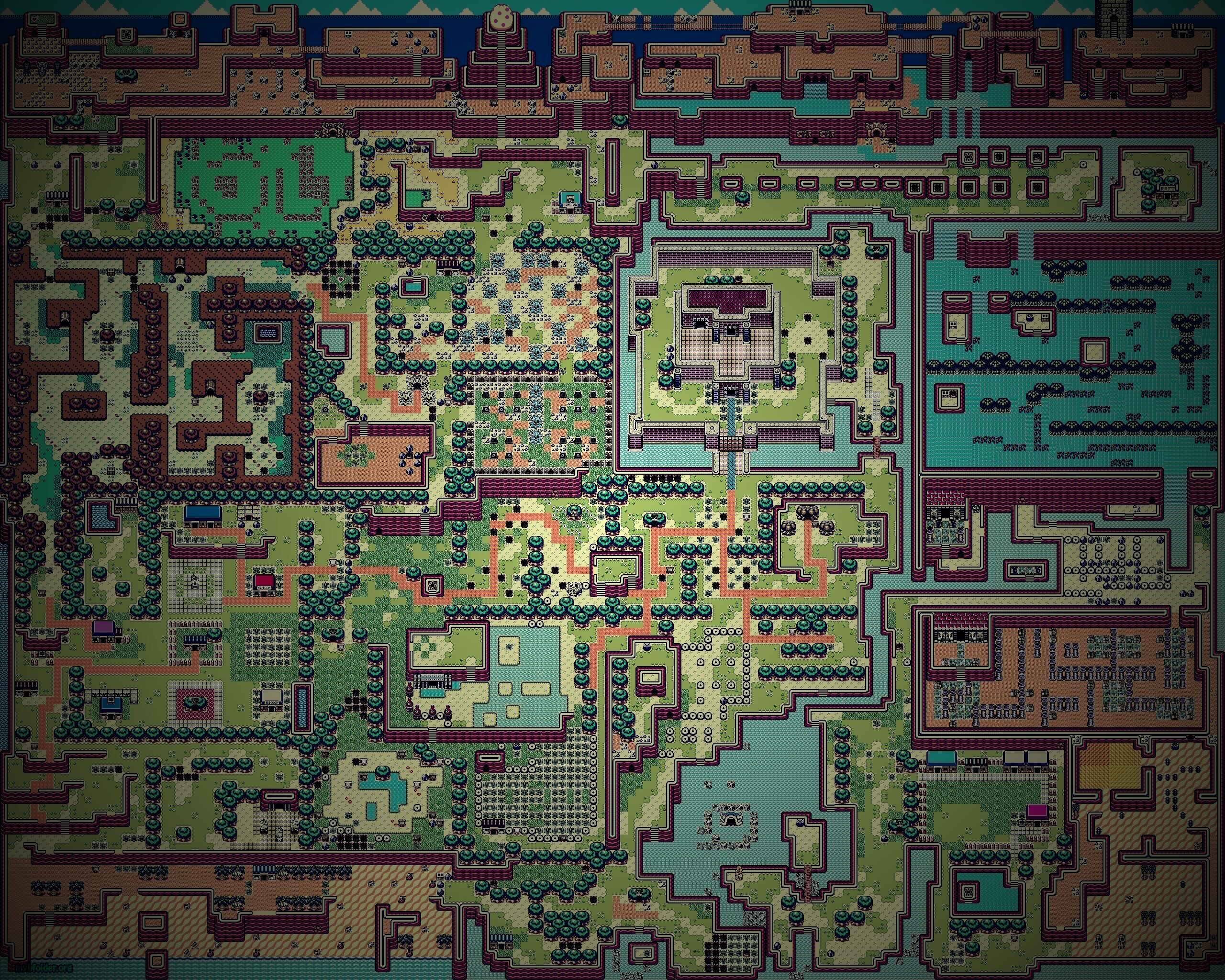 Пиксельный мир обои