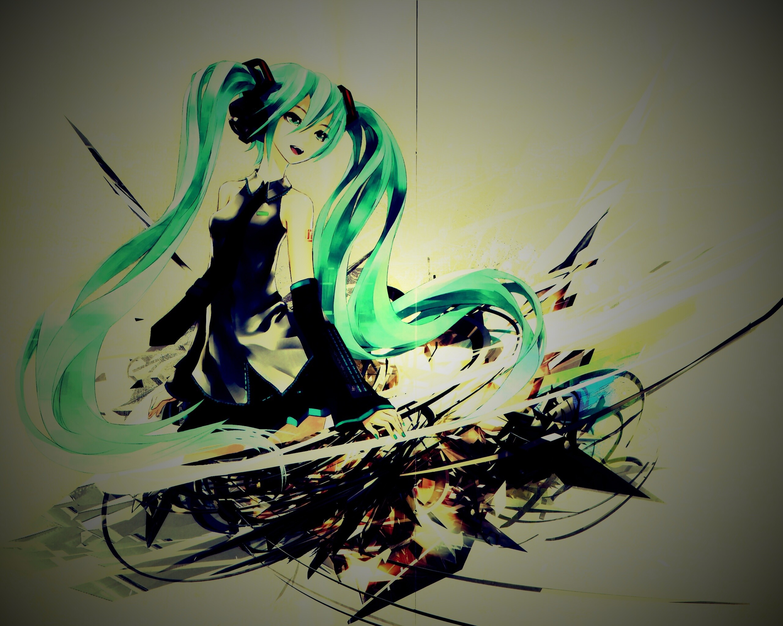 Арт с Хатсуне Мику обои