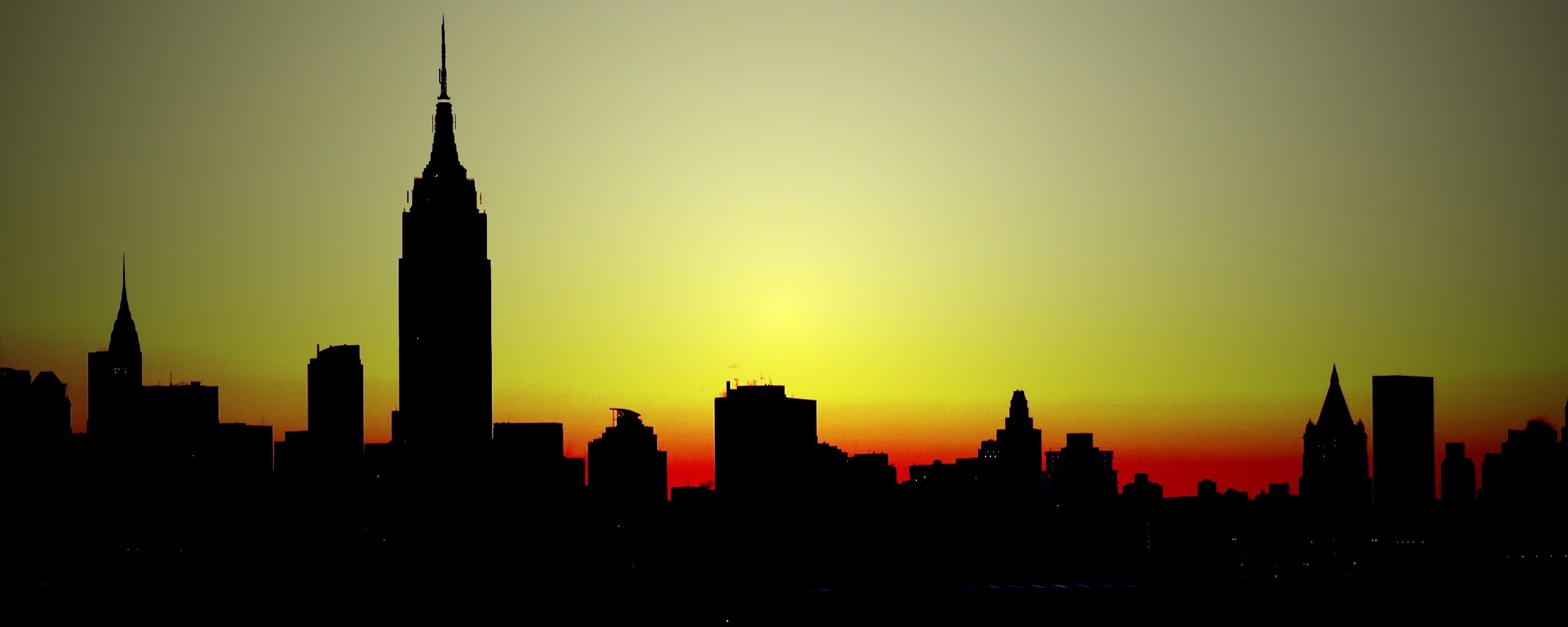 Утренний город обои