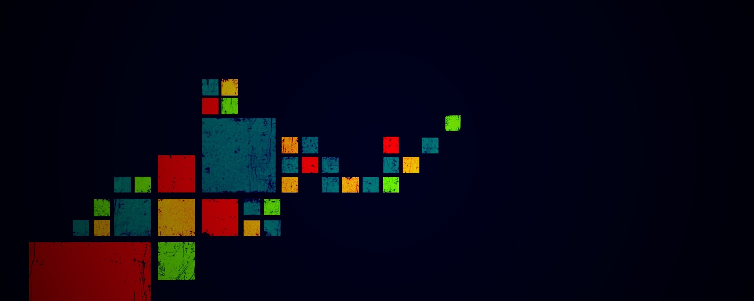 Цветные кубы обои