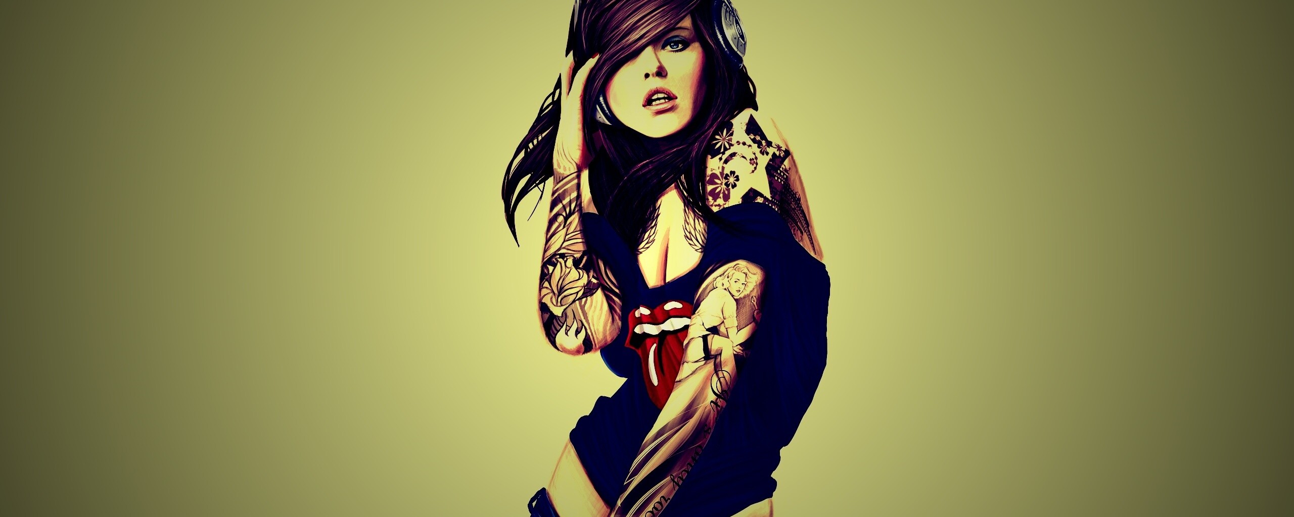 Музыкальная девочка обои