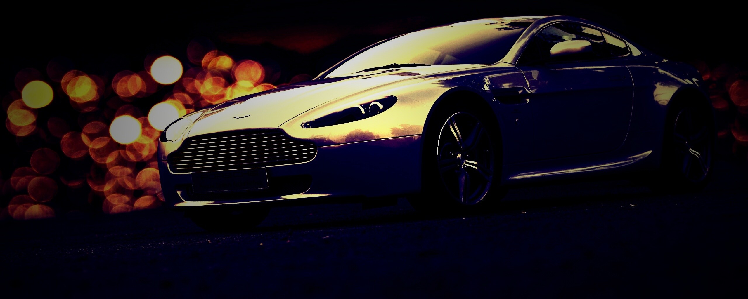 Серебряная машина обои