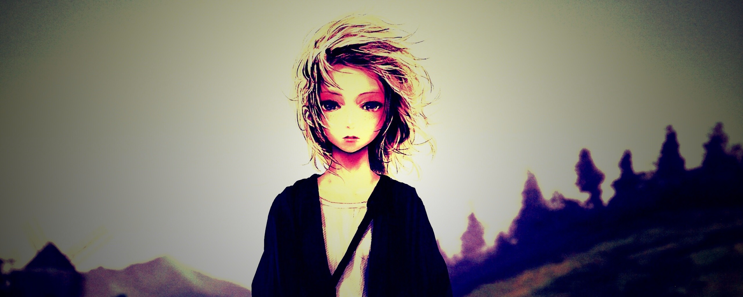 Девушка с фотоаппаратом обои