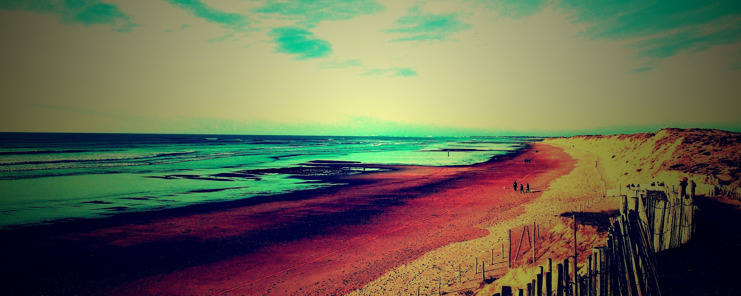 Обмелевший берег обои