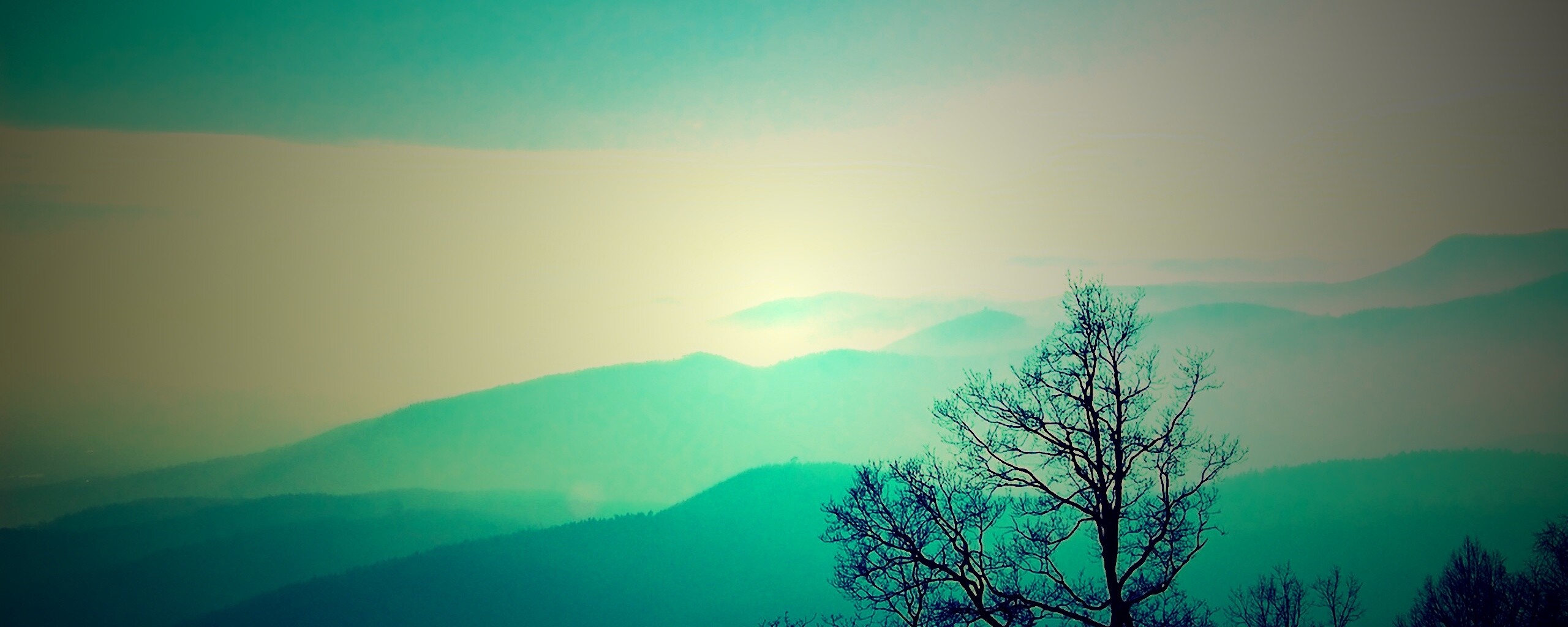 Голубые горы обои