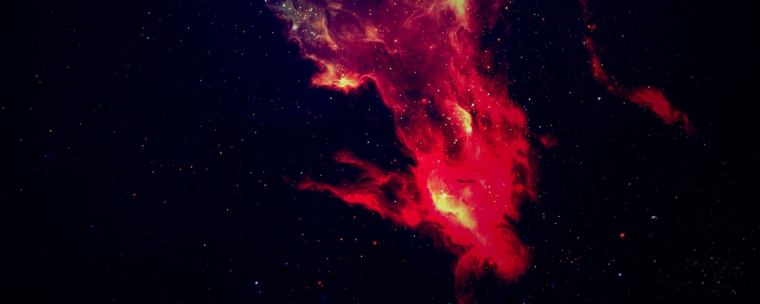 Красная туманность обои