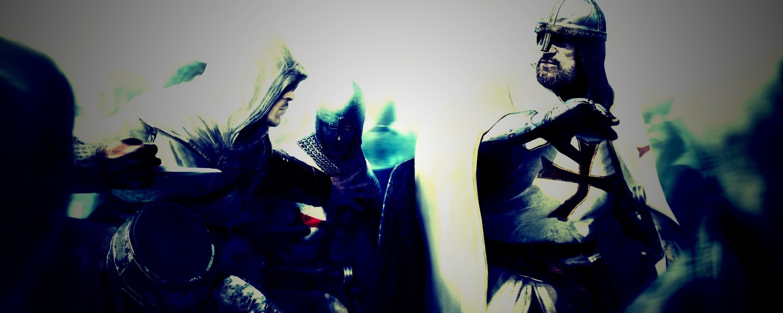 Ассасин убивает томплиера обои