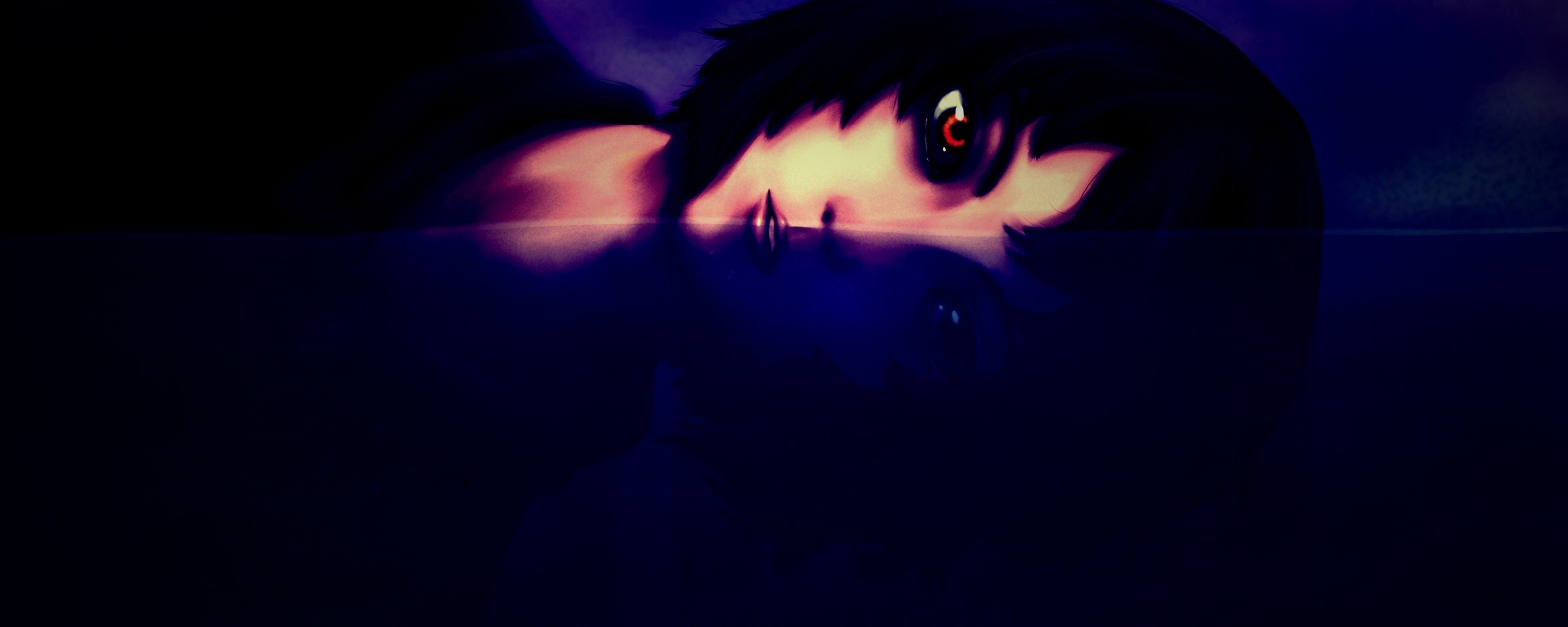 Девочка в воде обои