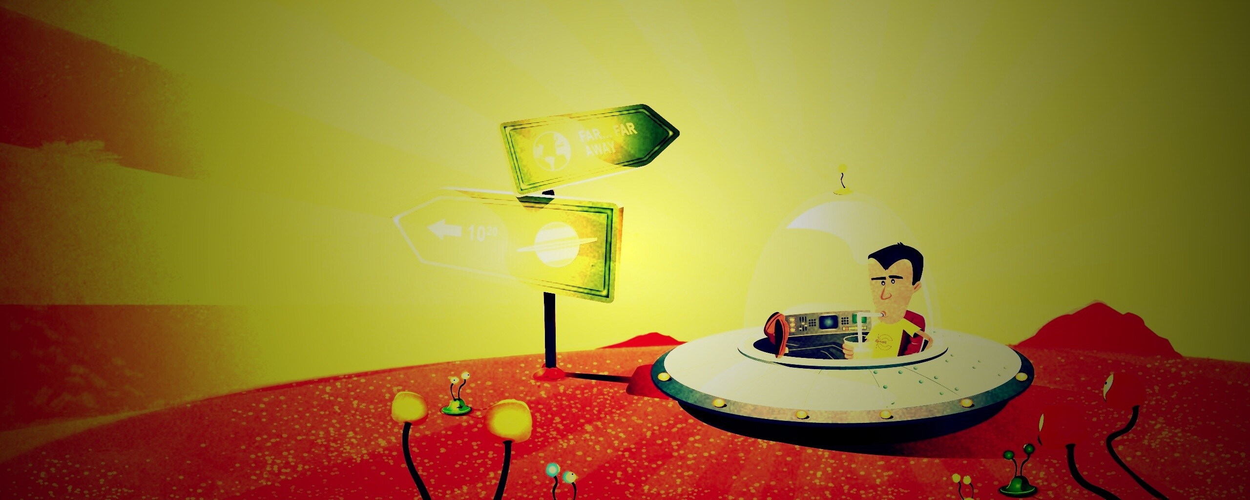 Космическое путешествие обои