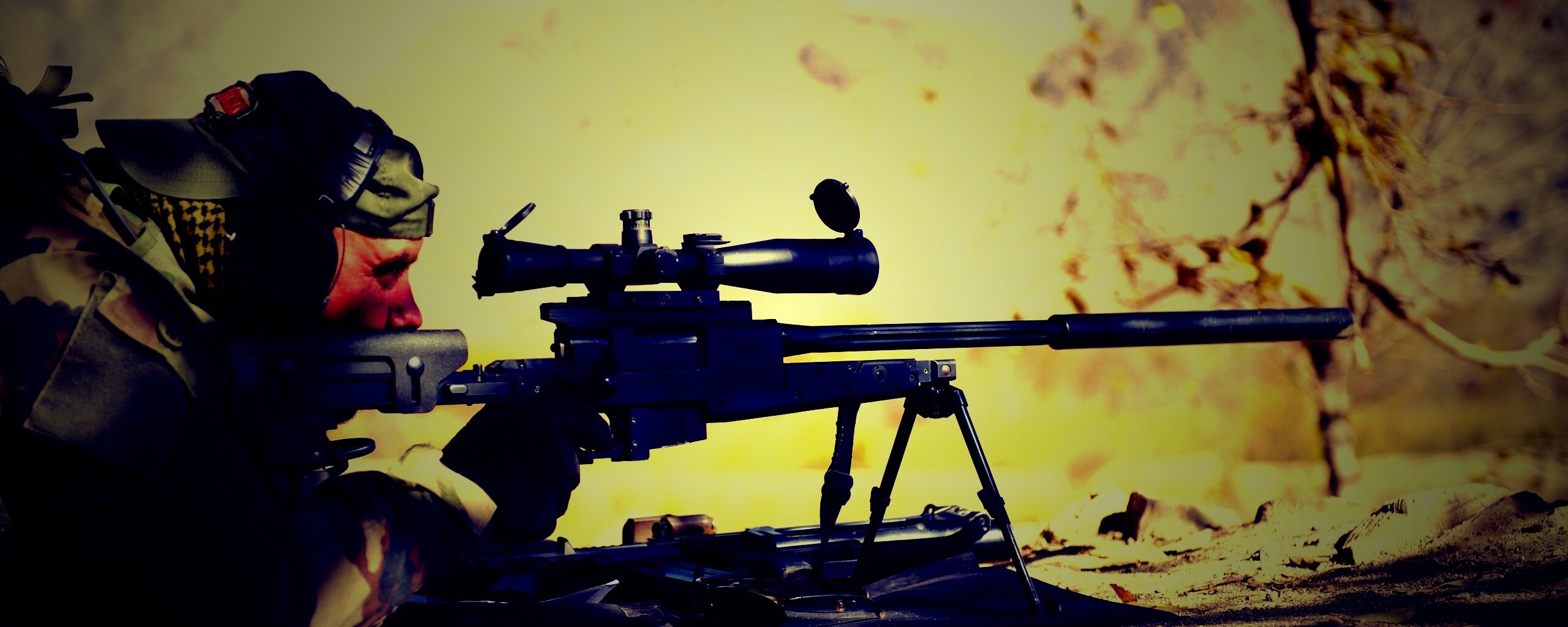 Стрелок в засаде обои