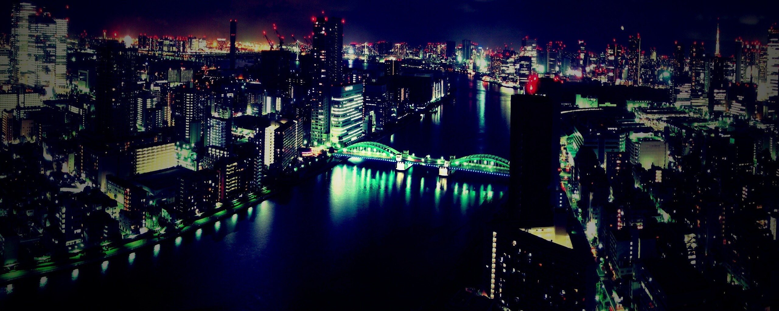 Панорама Токио обои