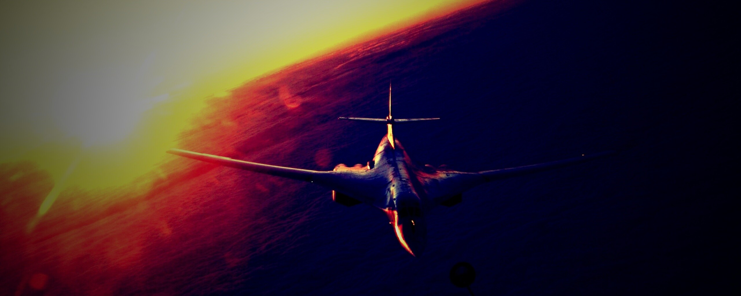 Ту 160 над облаками обои