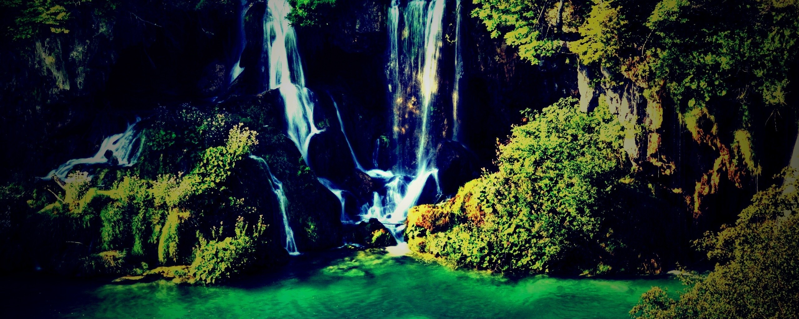 Водопад в дикой природе обои