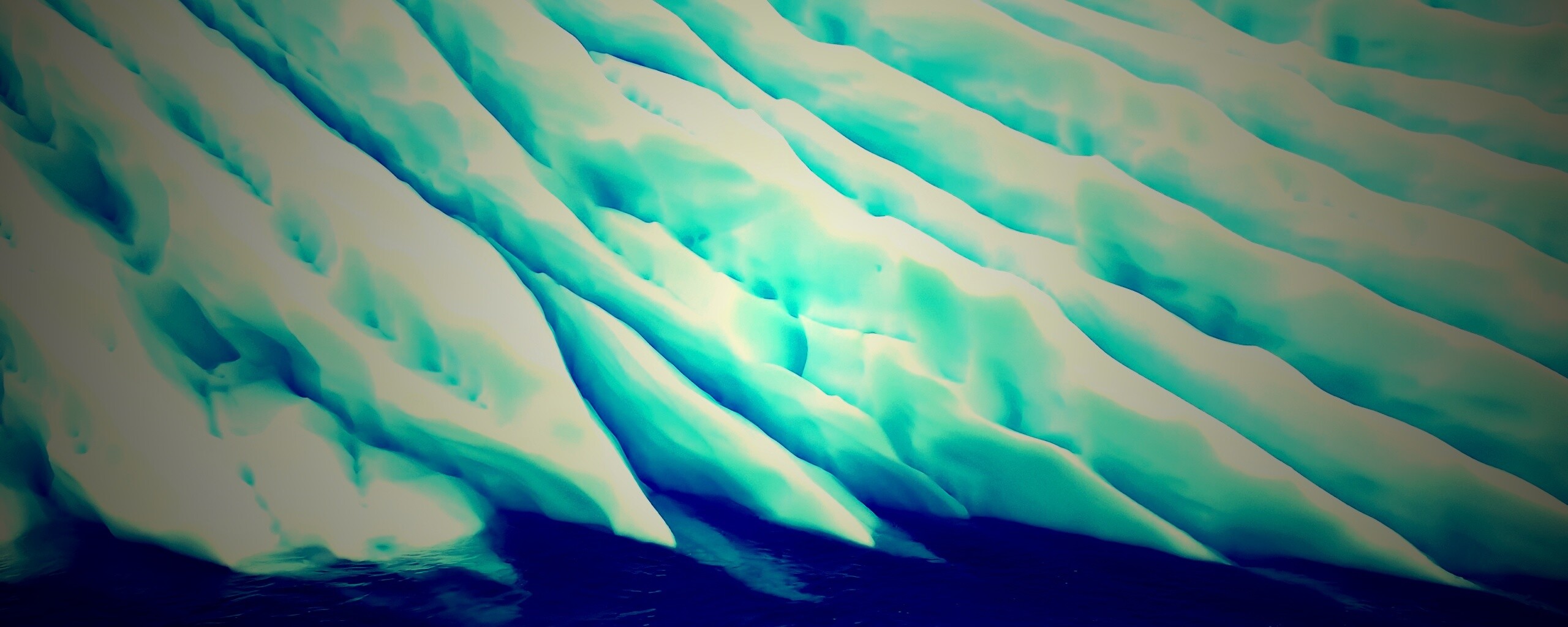 Борозды во льду обои