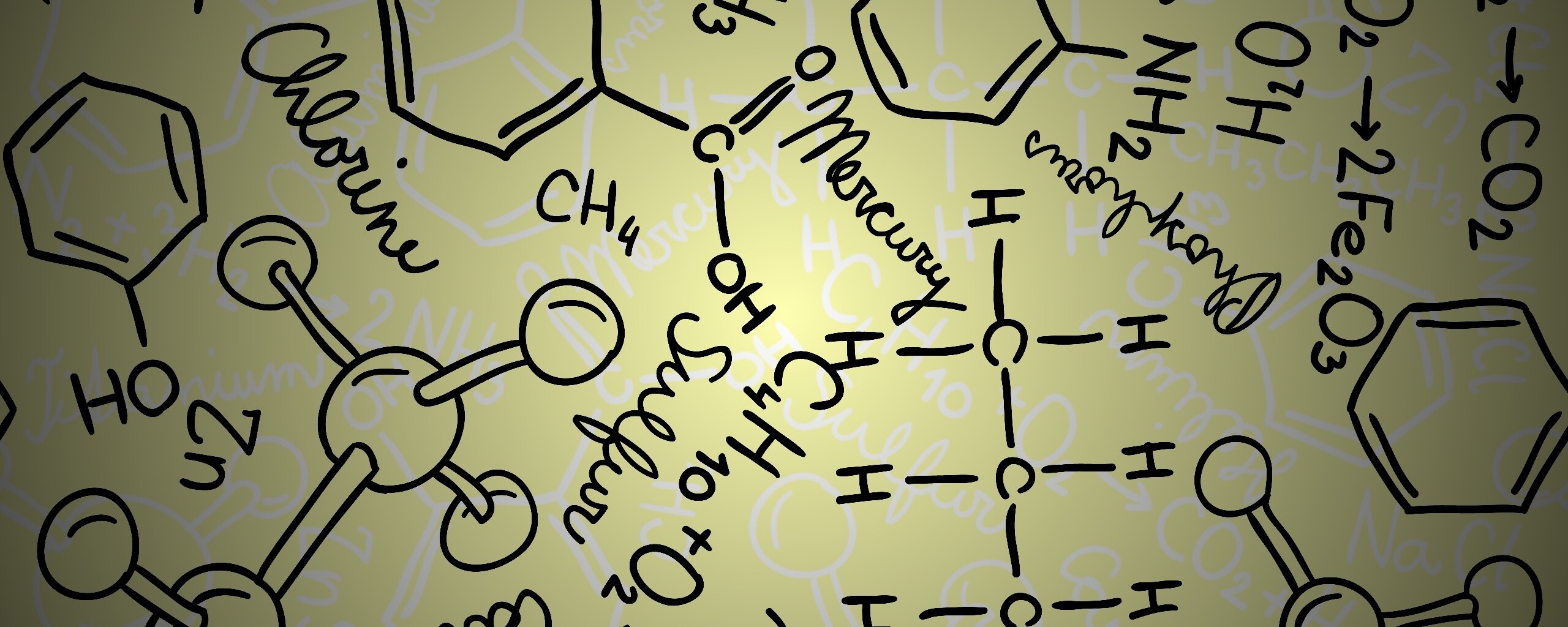 Химические формулы обои
