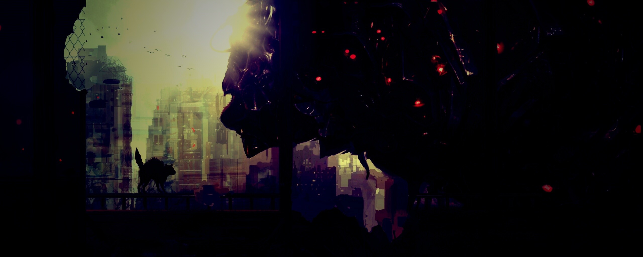 Кошкино удивление обои