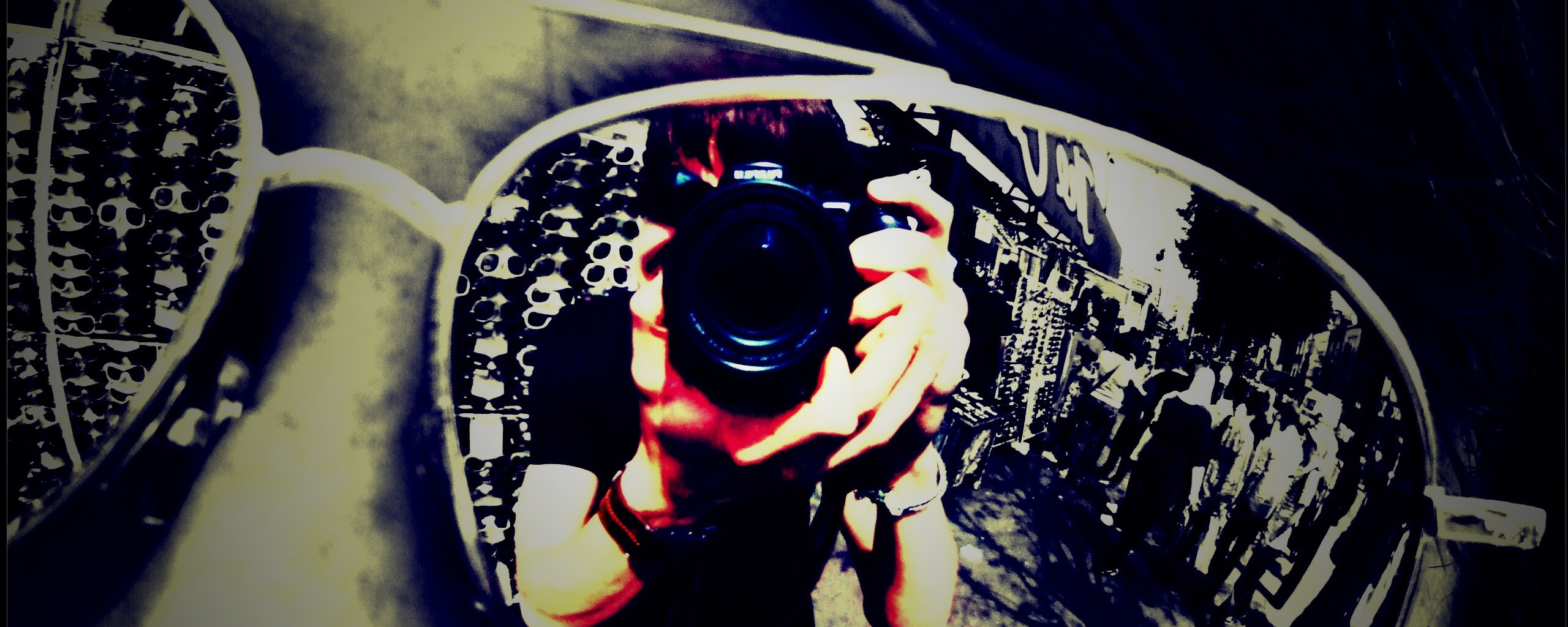 В очках обои