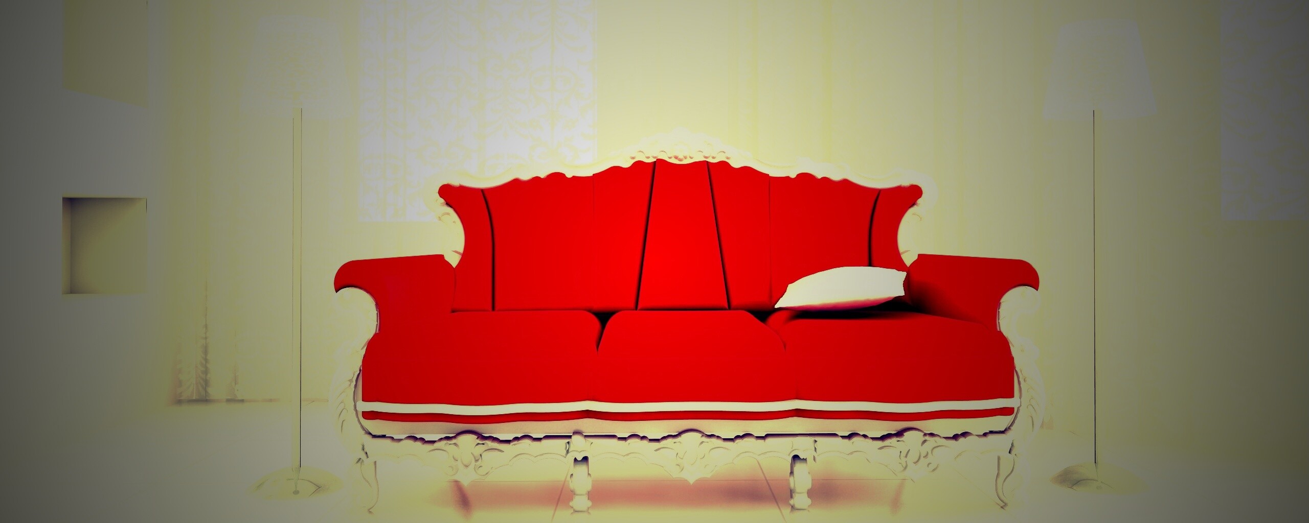 Диван в стиле ампир обои