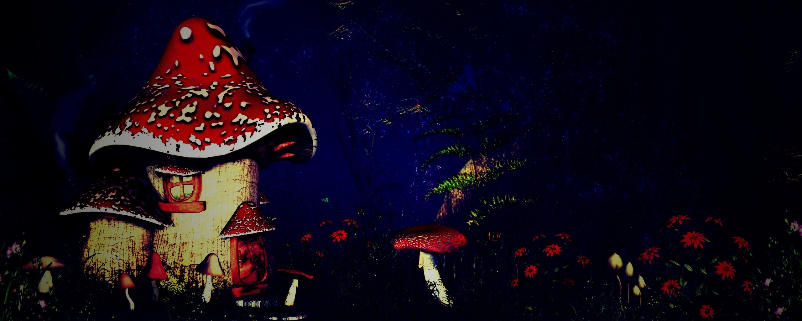 Сказочный домик обои