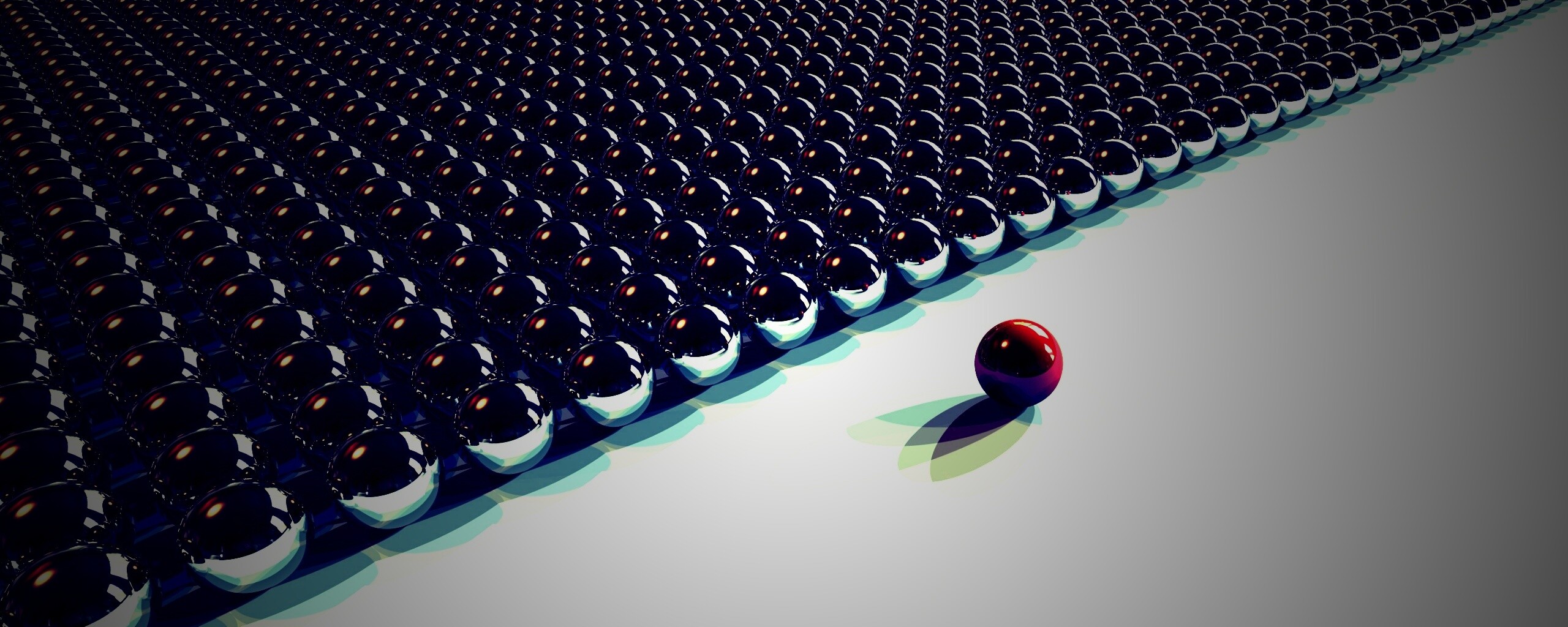 Металлические шарики обои