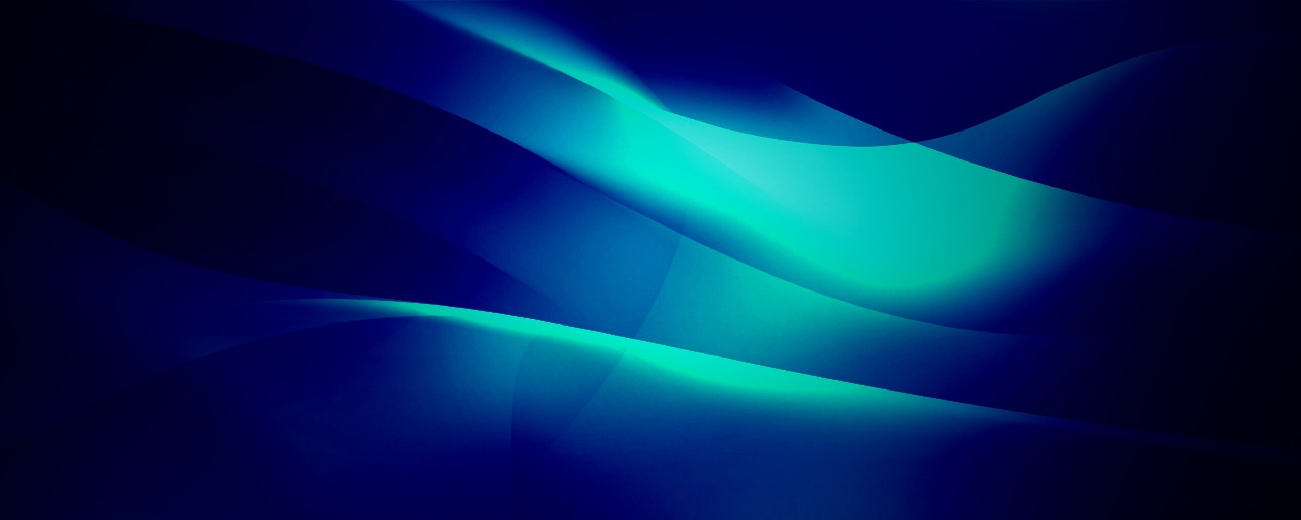 Абстрактные синие волны обои