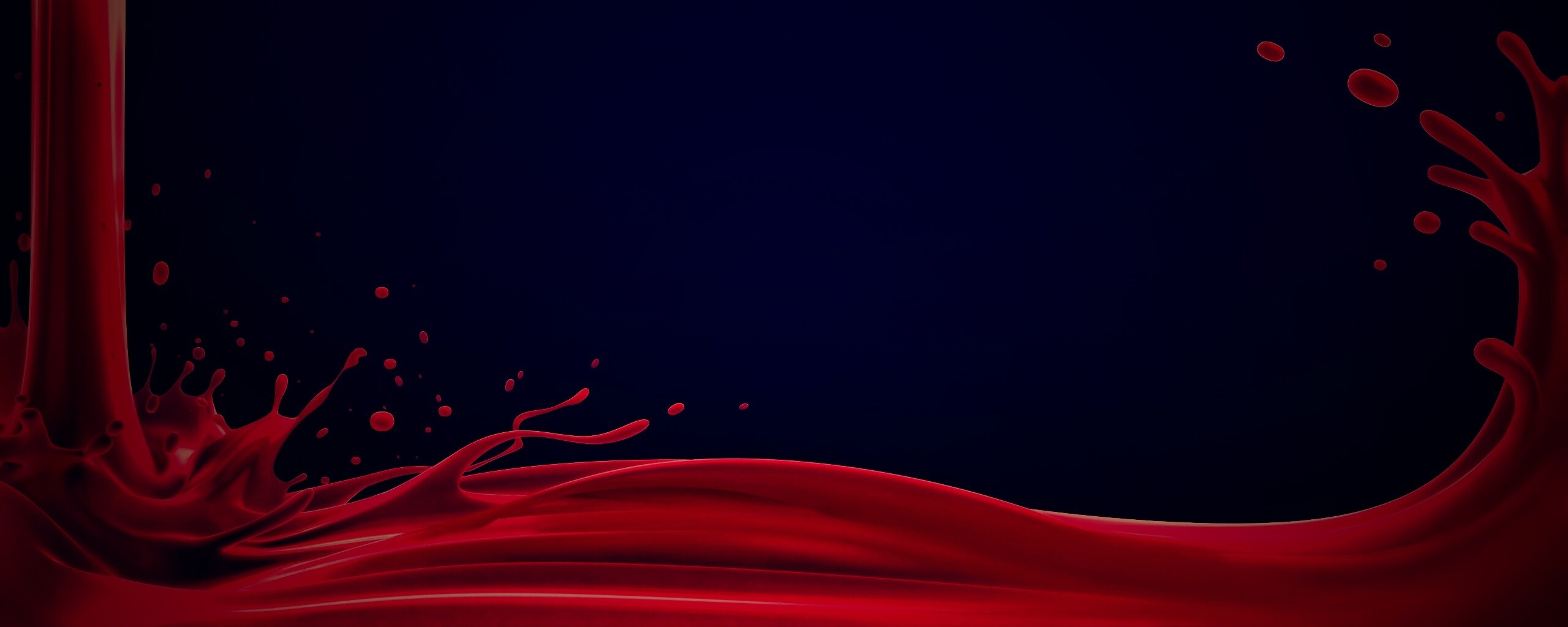 Красный всплеск обои