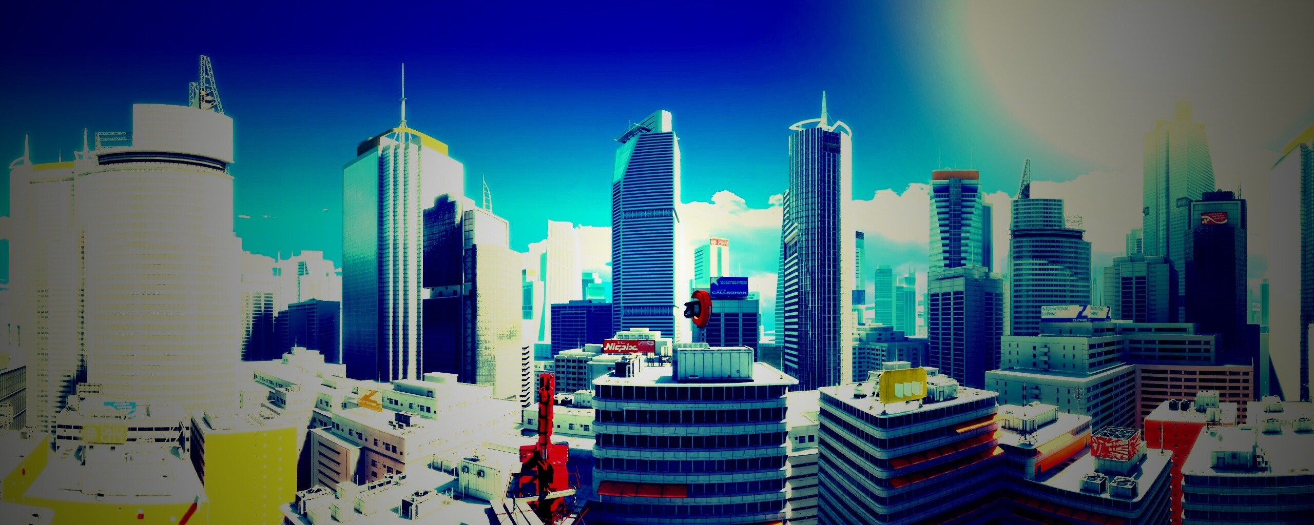 Город Mirrors Edge обои