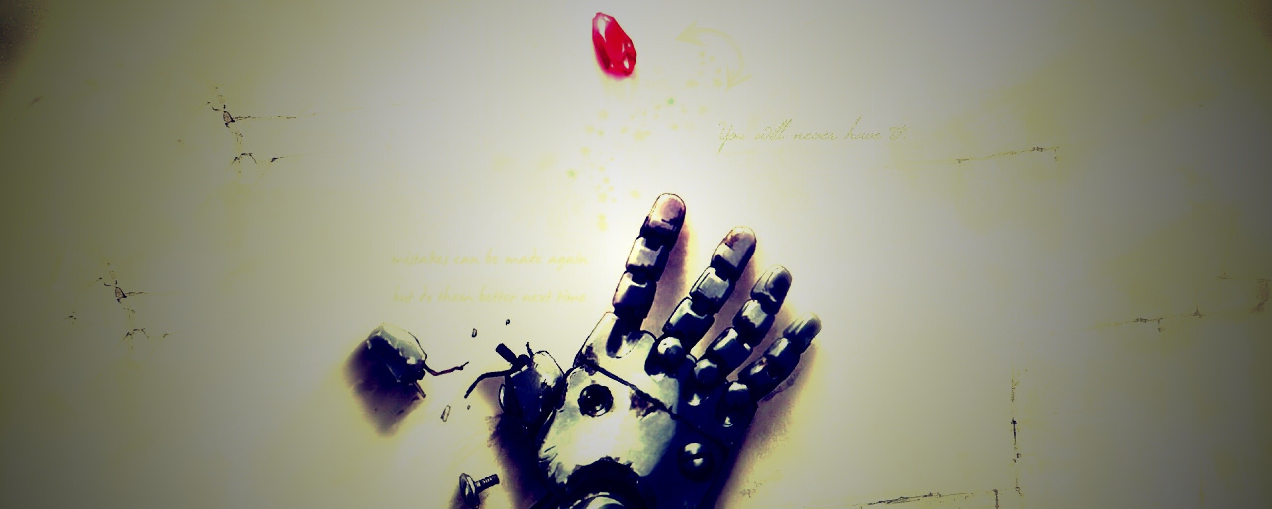 Автопротез из анимэ Стальной Алхимик обои